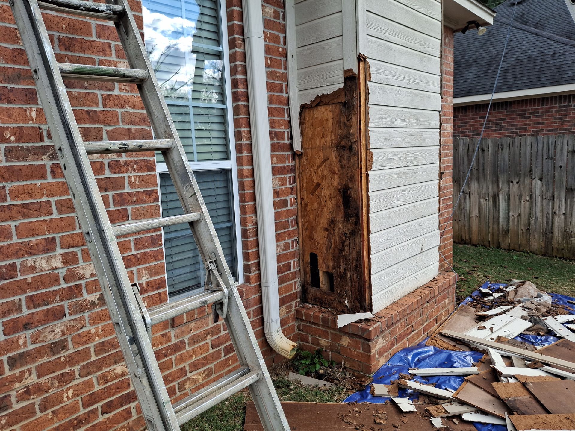 Exterior Painting & Chimney Restoration in Tyler, TX by Quality Coats Painting