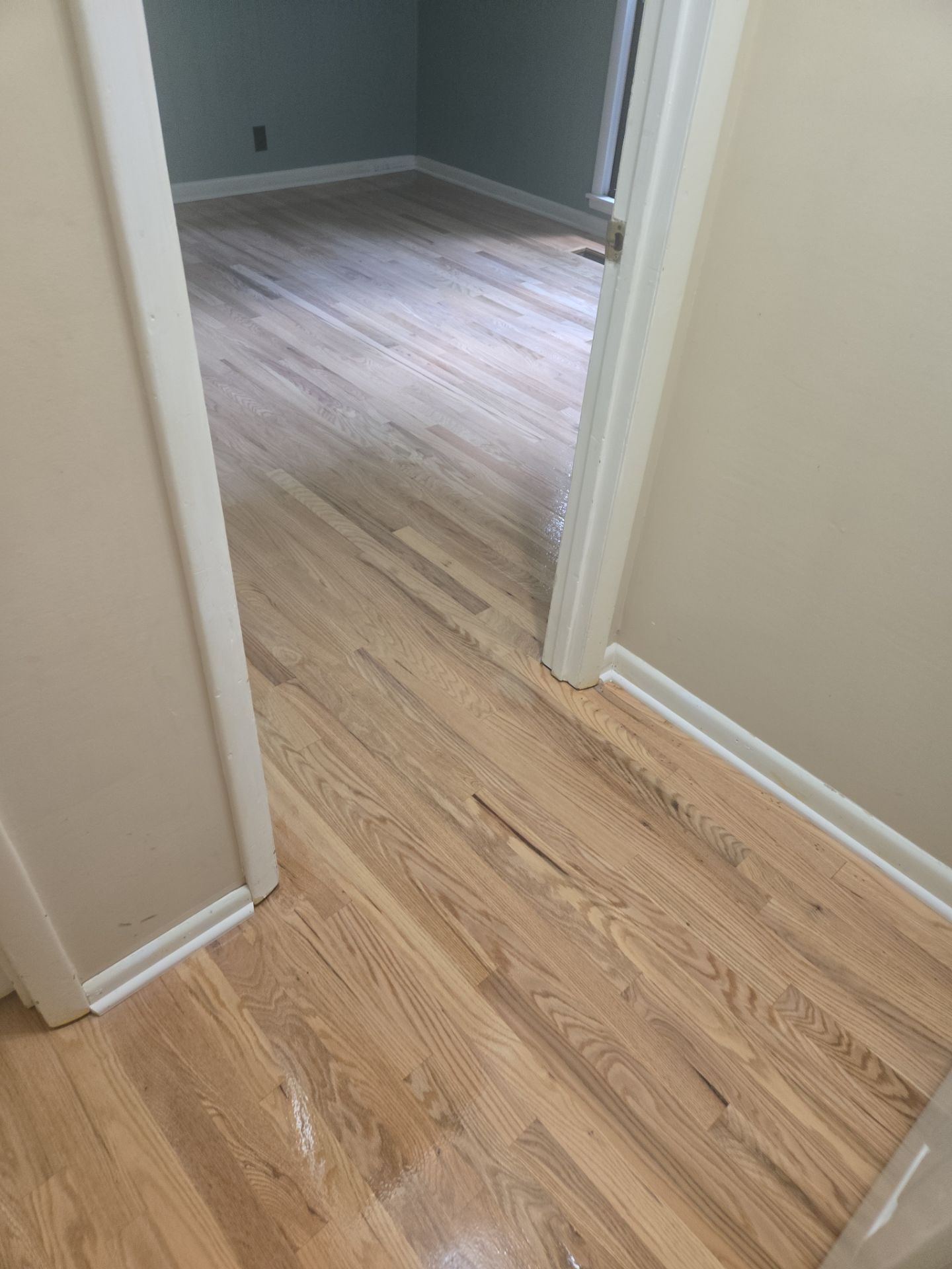 Natural Satin Refinish  by Footprints Floors of Nashville