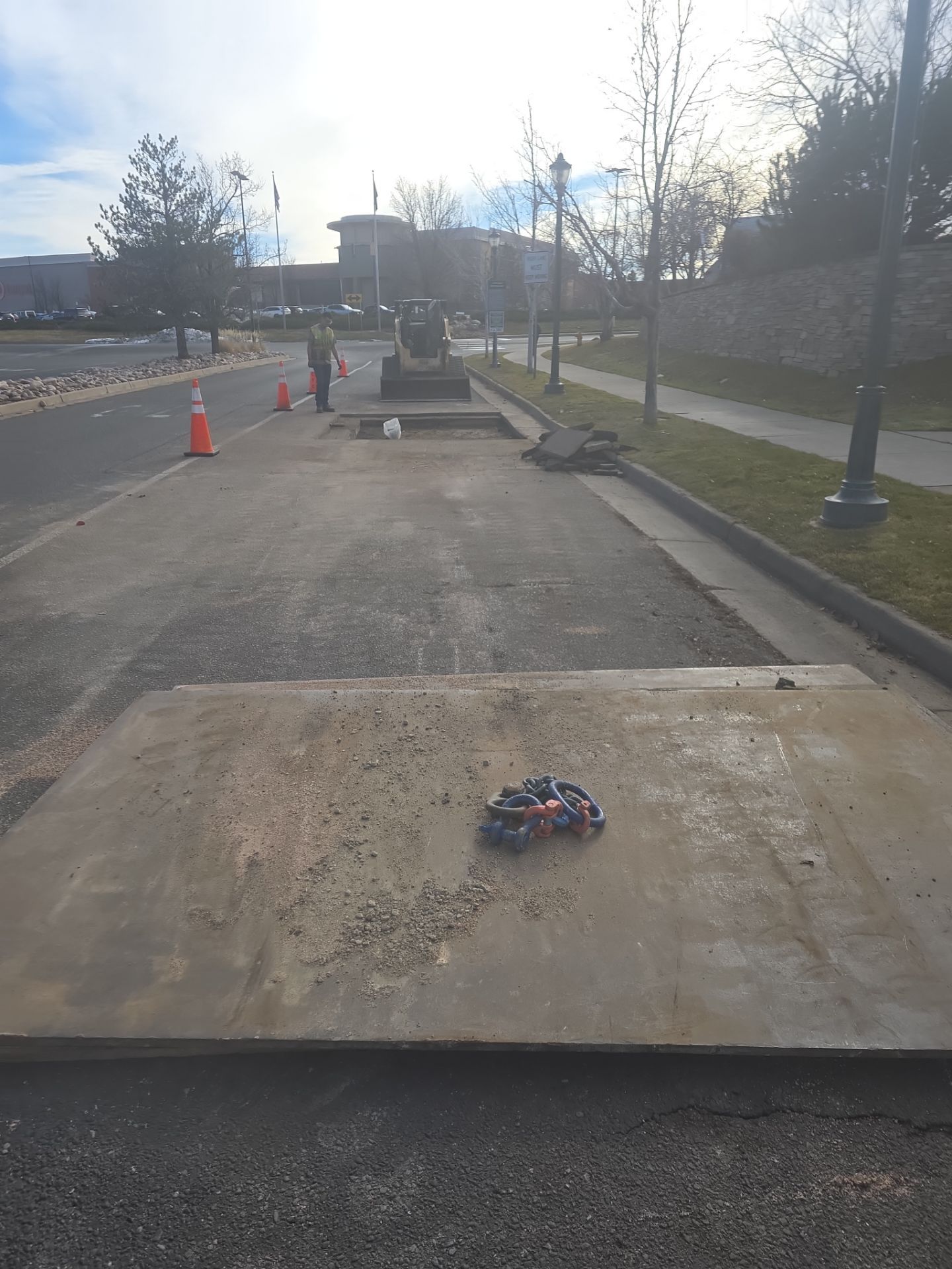 Asphalt Patching for underground project Colorado Mills by DMH Site Services