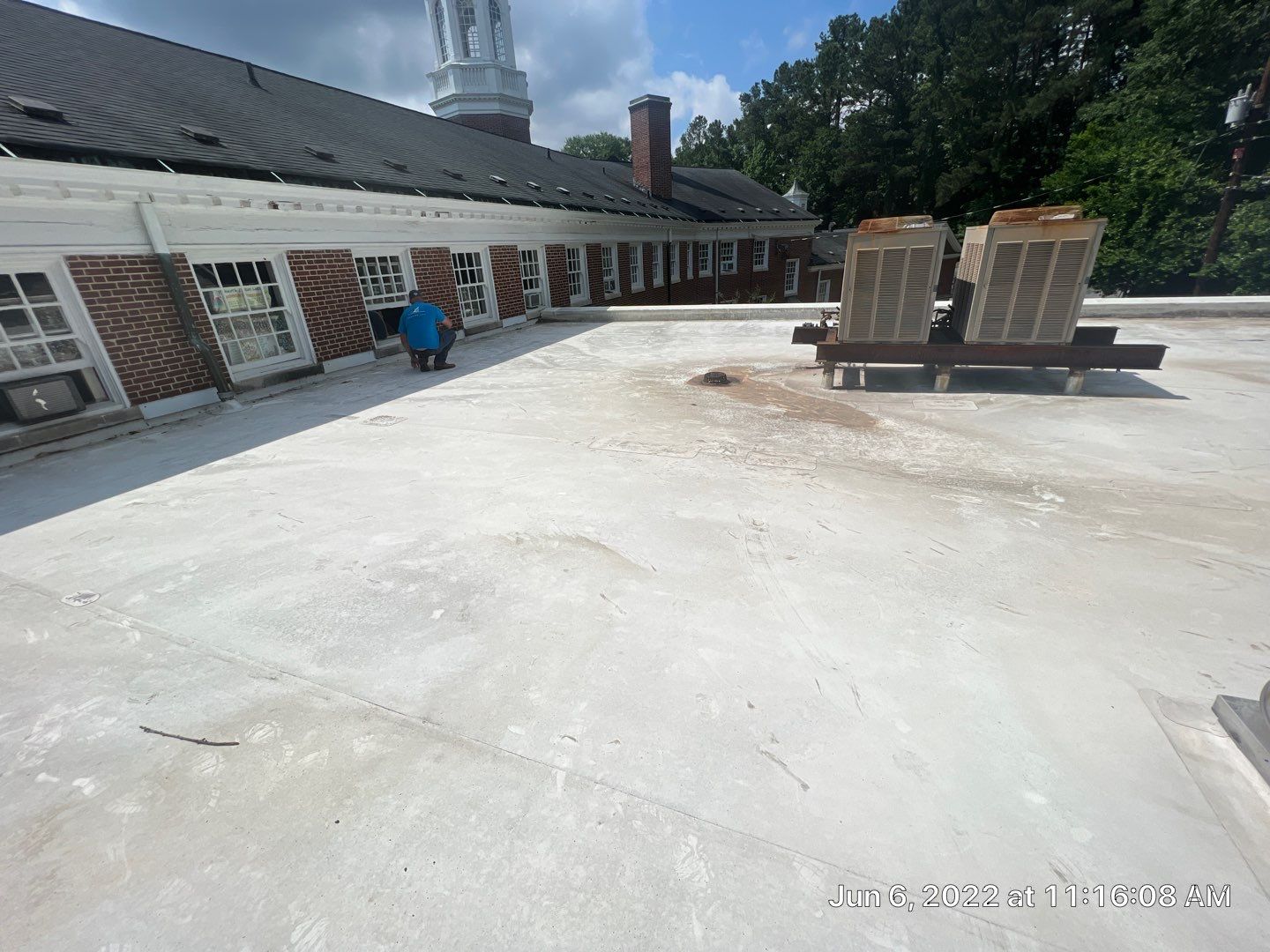 roof coating and partial TPO replacement by Nailed It Roofing & Remodeling LLC