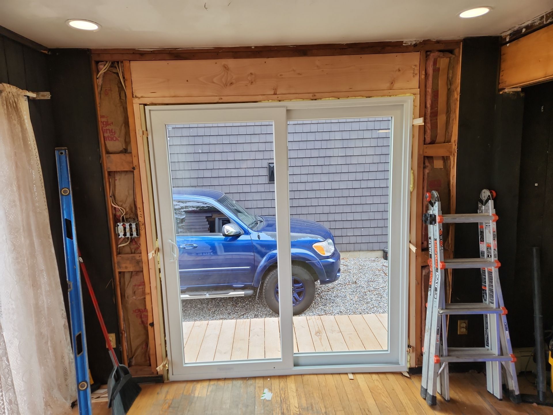 Milford Exterior Renovation Featuring Custom Siding and Wood Deck Installation by A Plus Exterior