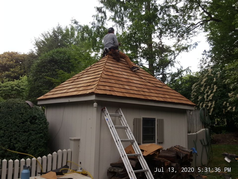 Cedar Roof in Ruxton using Cedar Roof by Roof Right Inc