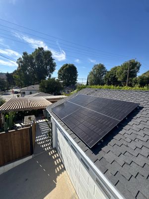 Glendale Residential Solar Installation with Enphase Microinverters on Shingle Roof