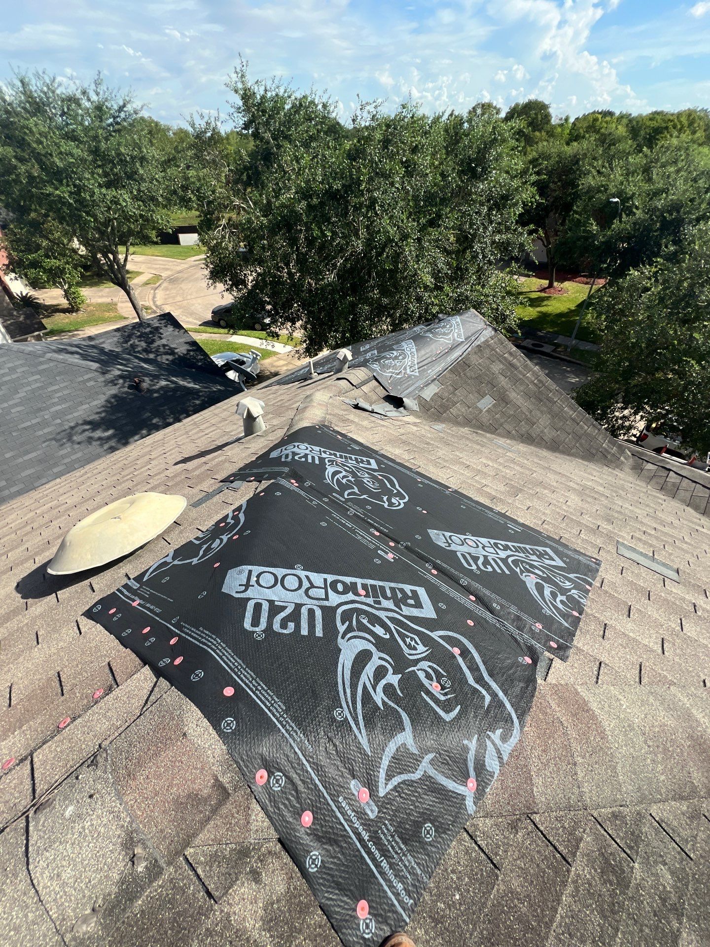 Residential Roofing Repair using Owen's Corning Duration (Lifetime) Shingles by Roof Repair Company