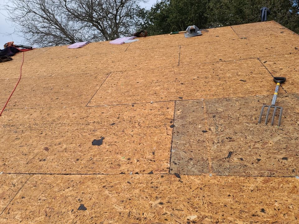 Leander Residential Roof Replacement, OSB Decking Repair And Interior Restoration by Caliber Restoration LLC