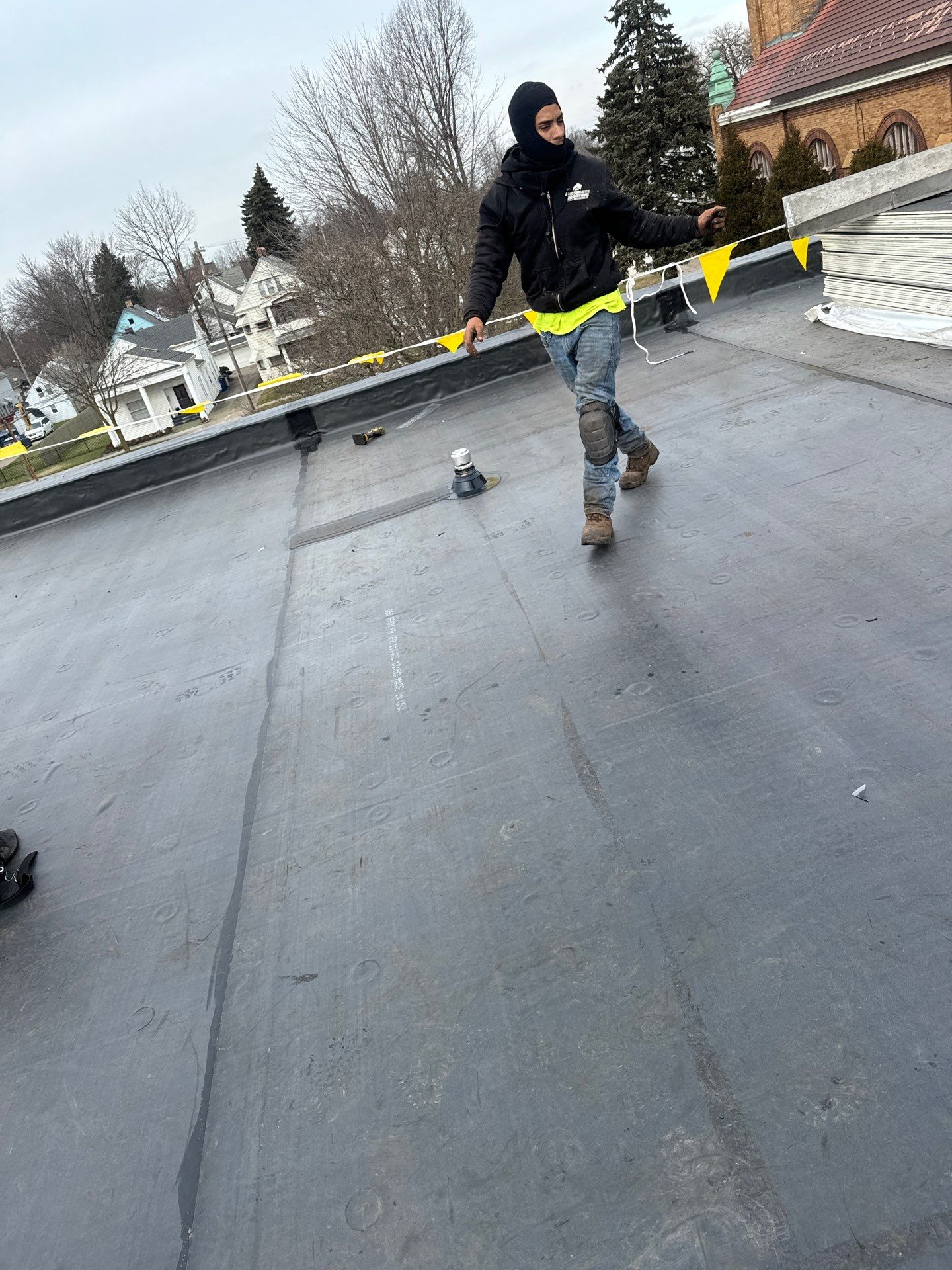 Asbestos Abatement using CertainTeed Grand Manor by Absolute Roofing and Construction