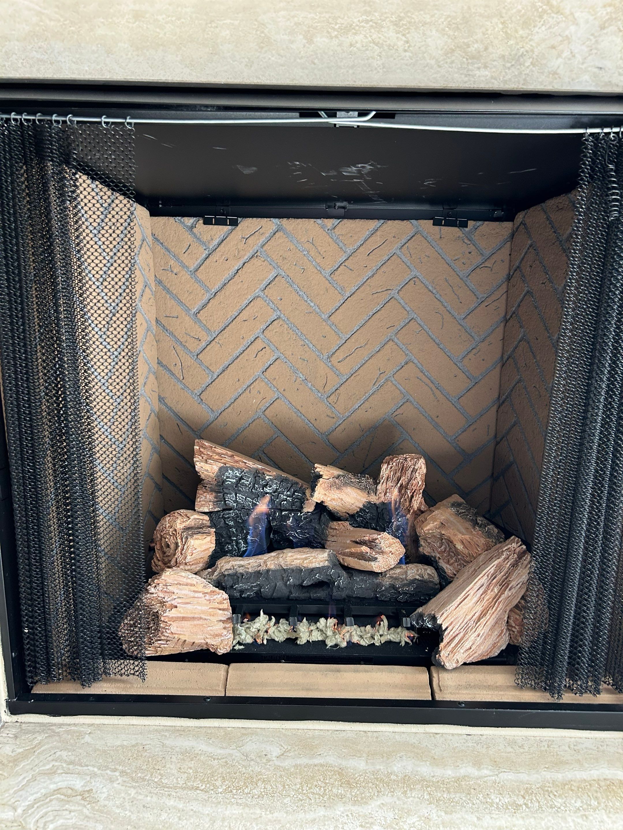 Gas Fireplace Installation in Chesapeake by Premier Chimney and Roofing