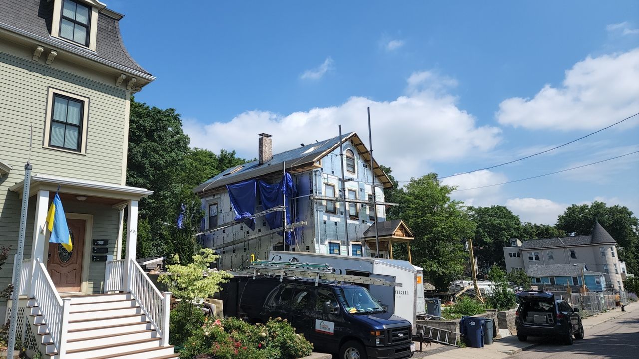 Siding Installation using James Hardie by UBrothers Construction