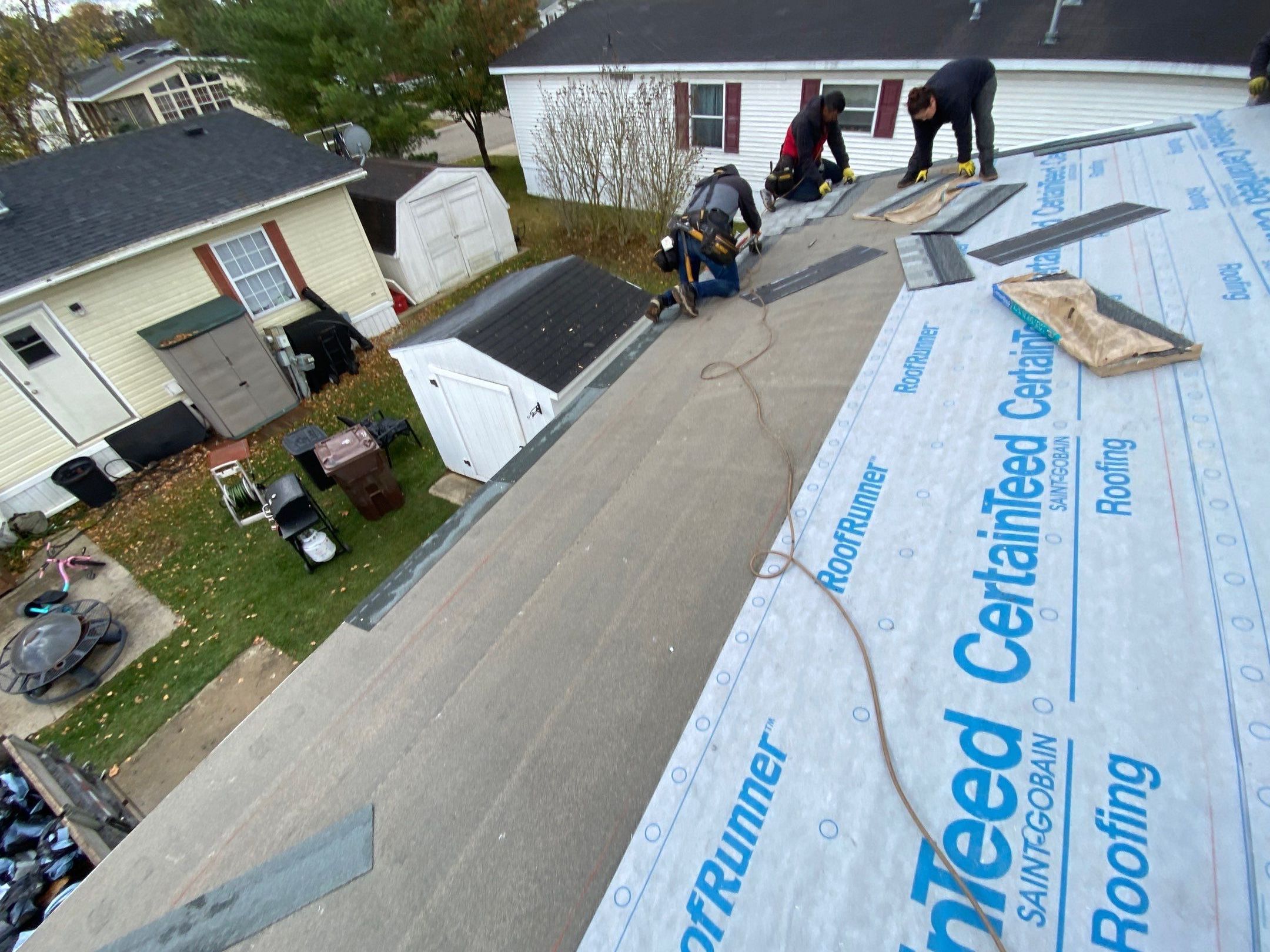 Roof Replacement using CertainTeed Landmark by 180 Contractors