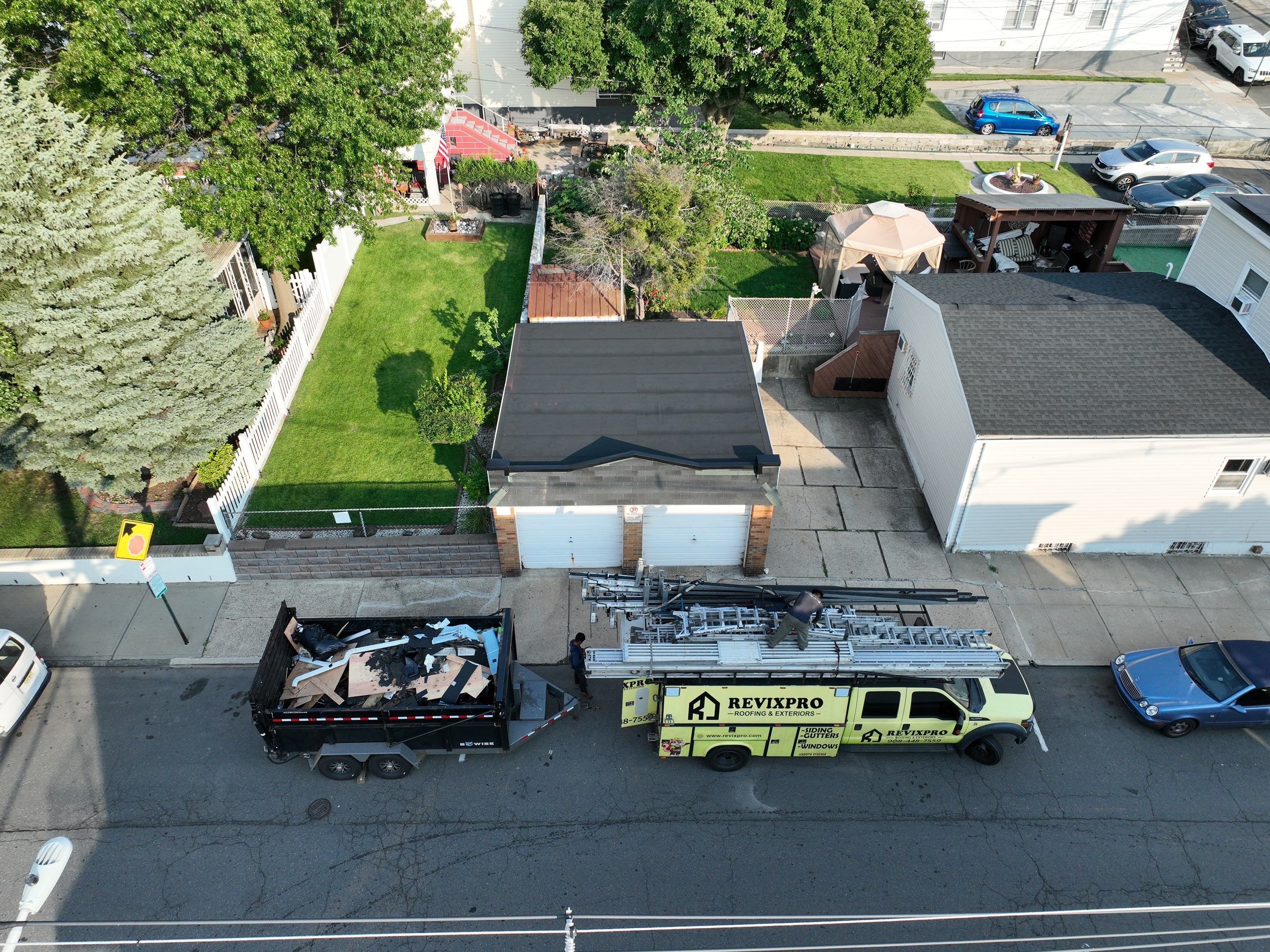 Flat Roof Membrane Installation and Decking Repair in North Bergen by REVIXPRO