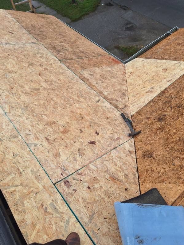 Residential Roofing Installation using Titan Thunderstorm Gray by Storm Contracting 