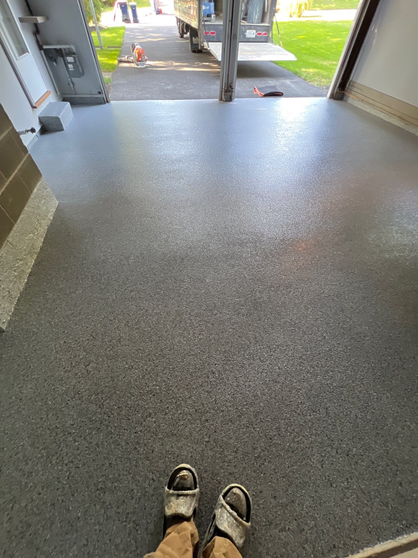 Vintage Silverado Garage Coating  by NG Masonry & Construction LLC