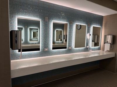 Woodbridge One Life - Men's and Women's mirrors and backsplash