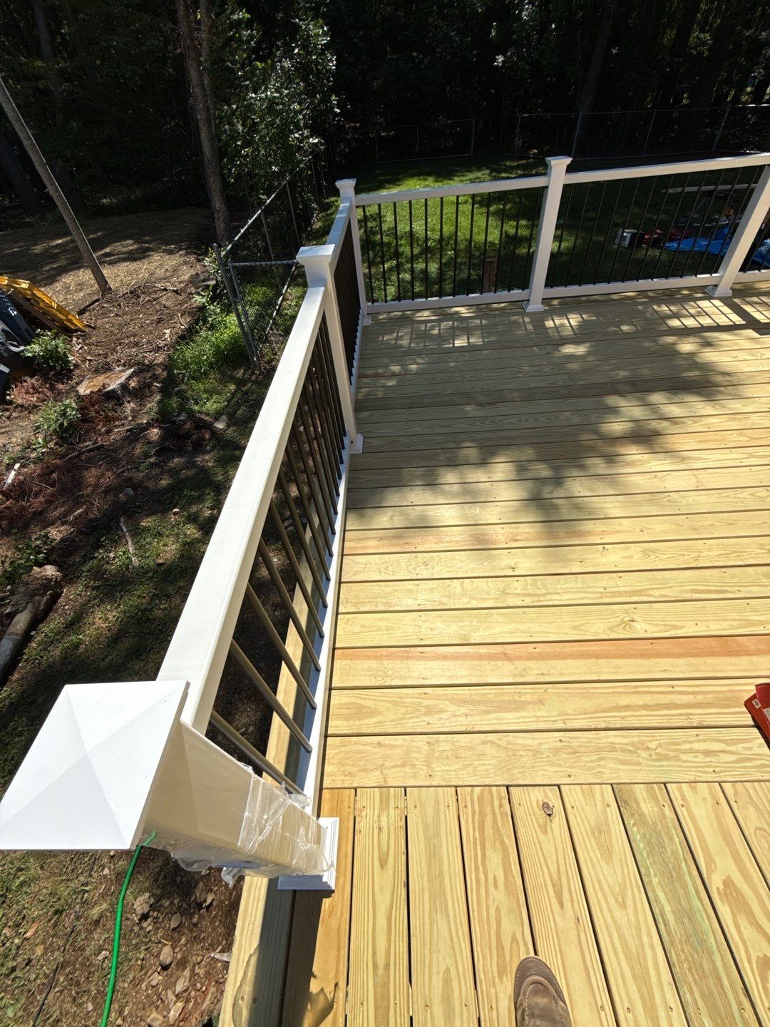 Custom Pressure-Treated Deck and Accessible Ramp Installation in York by Sensible Home Solutions