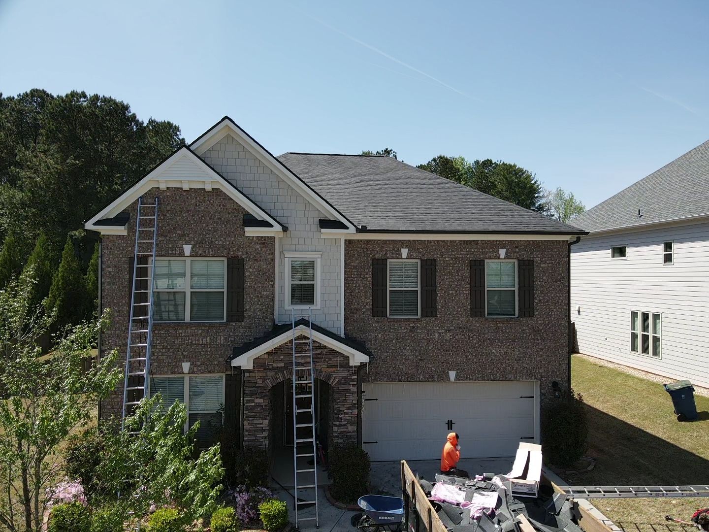 Residential Roofing Installation using Owens Corning by Inspector Roofing and Restoration
