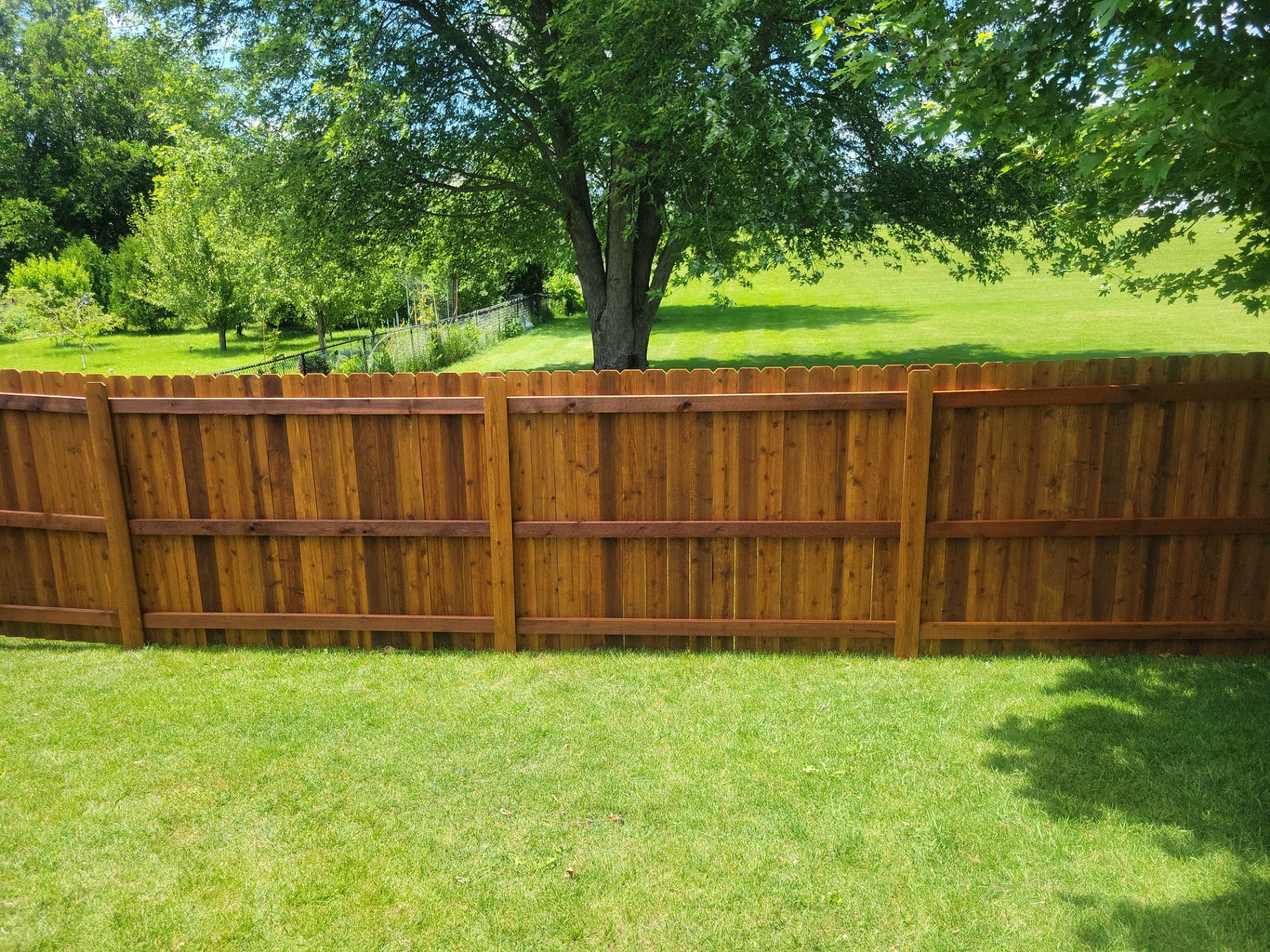 Project in Cedar by Perfect Picket Fence and Stain