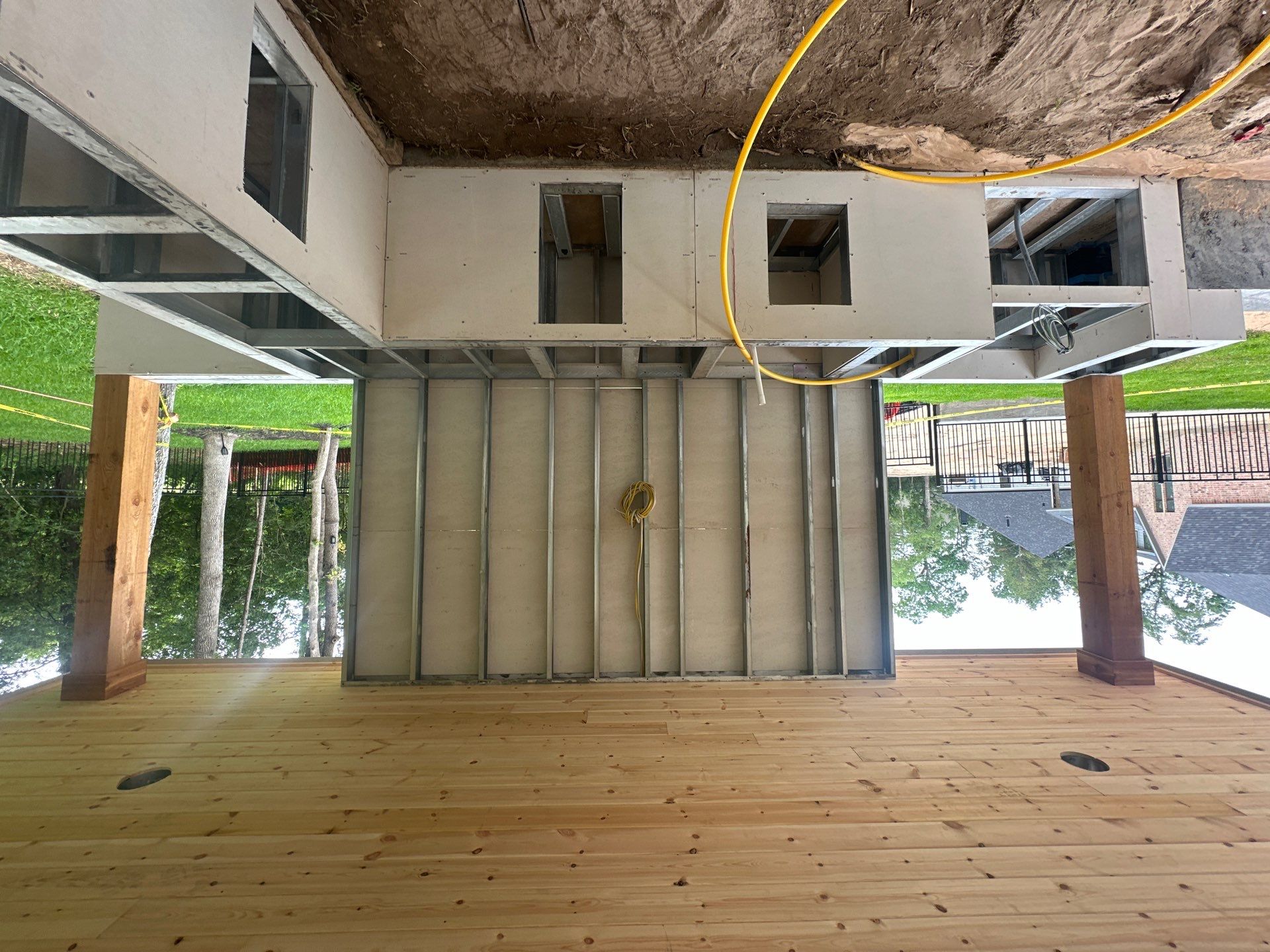 Modern Patio Cover and Kitchen in Montgomery by SophAlx LLC