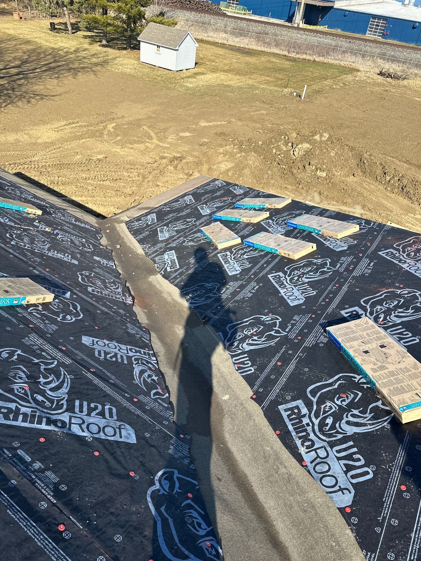 Residential Roofing Installation using CertainTeed Landmark Weathered Wood by Nitro Roofing and Construction
