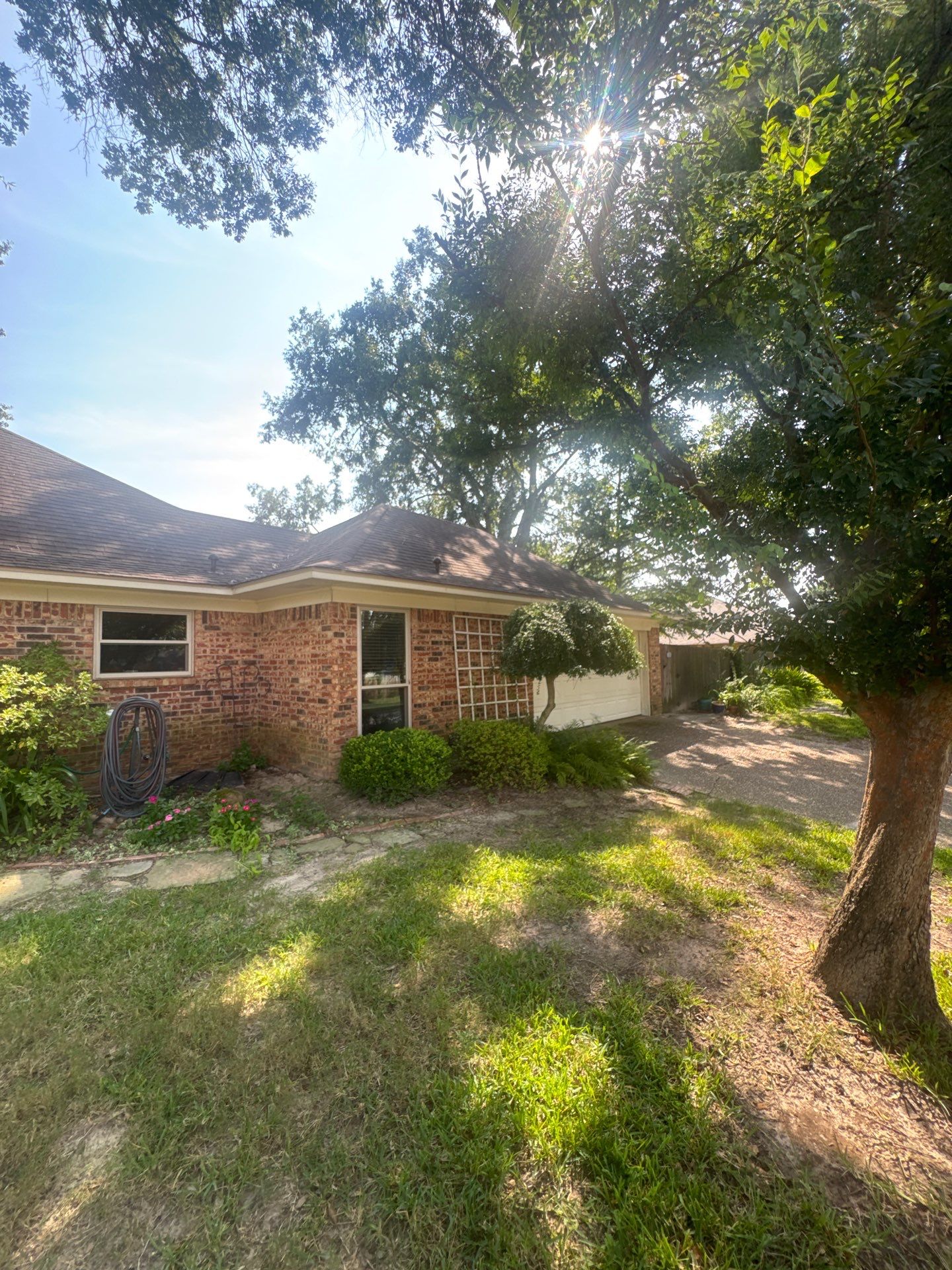 Exterior Repaint – South Tyler, Texas - Lots of Wood Replaced by Quality Coats Painting