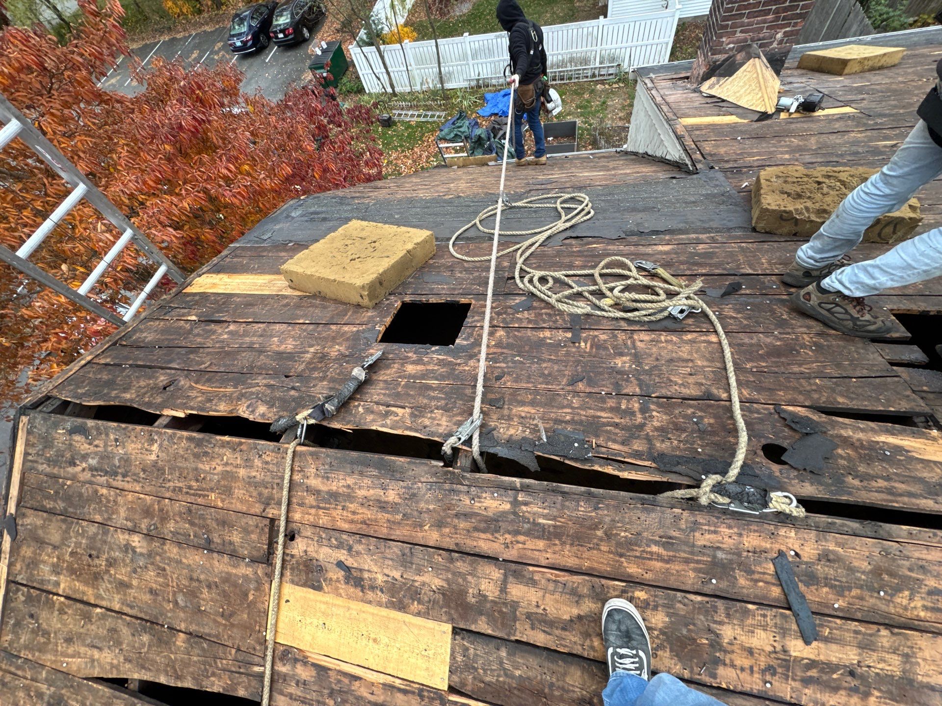 Ayer Church Complete Roof with Code-Compliant Overlay & Dual Chimney Restoration by Mighty Dog Roofing of Greater Middlesex County