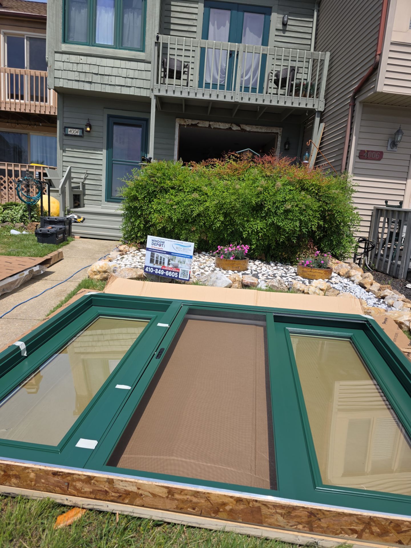 Triple-Pane Sliding Glass Door Replacement in Chesapeake Beach by Window Depot of Annapolis