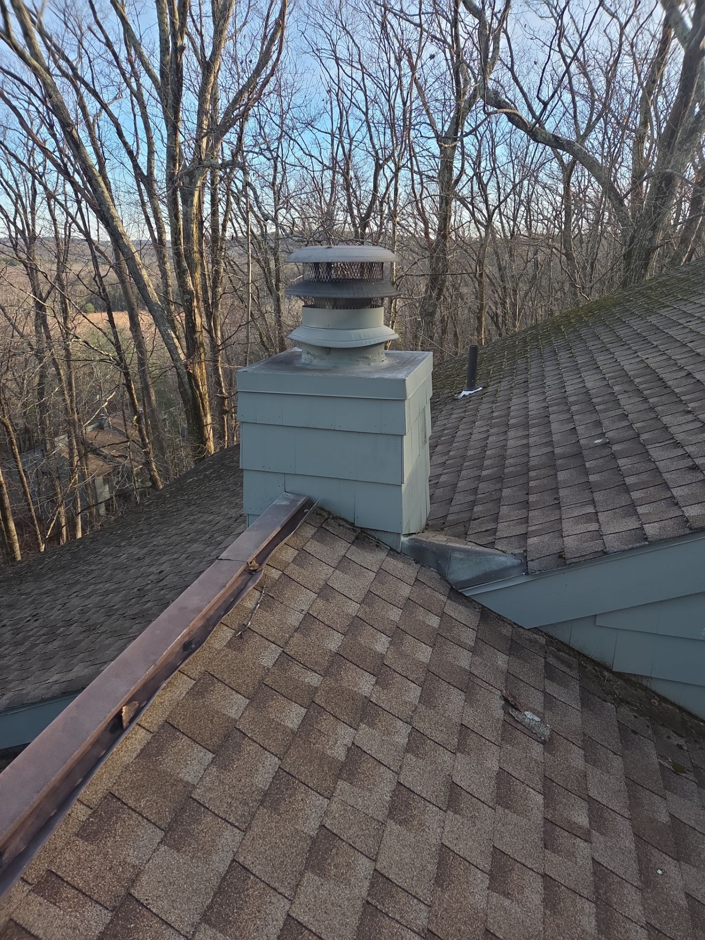 Wood Fireplace w/ Reused Stone by Neighborhood Chimney Services 