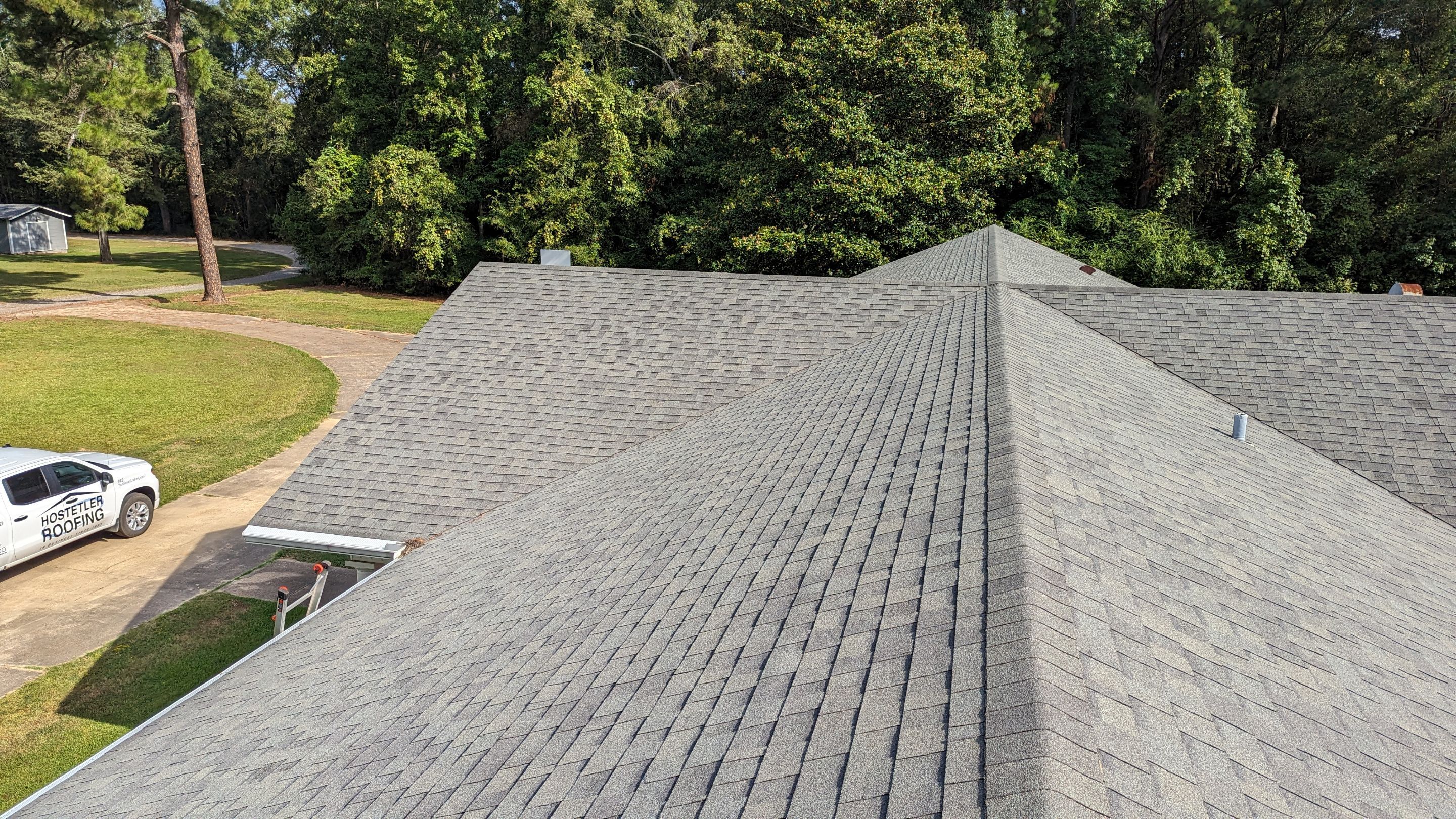 Residential Roofing Repair using Malarkey Vista: Weathered Wood  by Hostetler Roofing