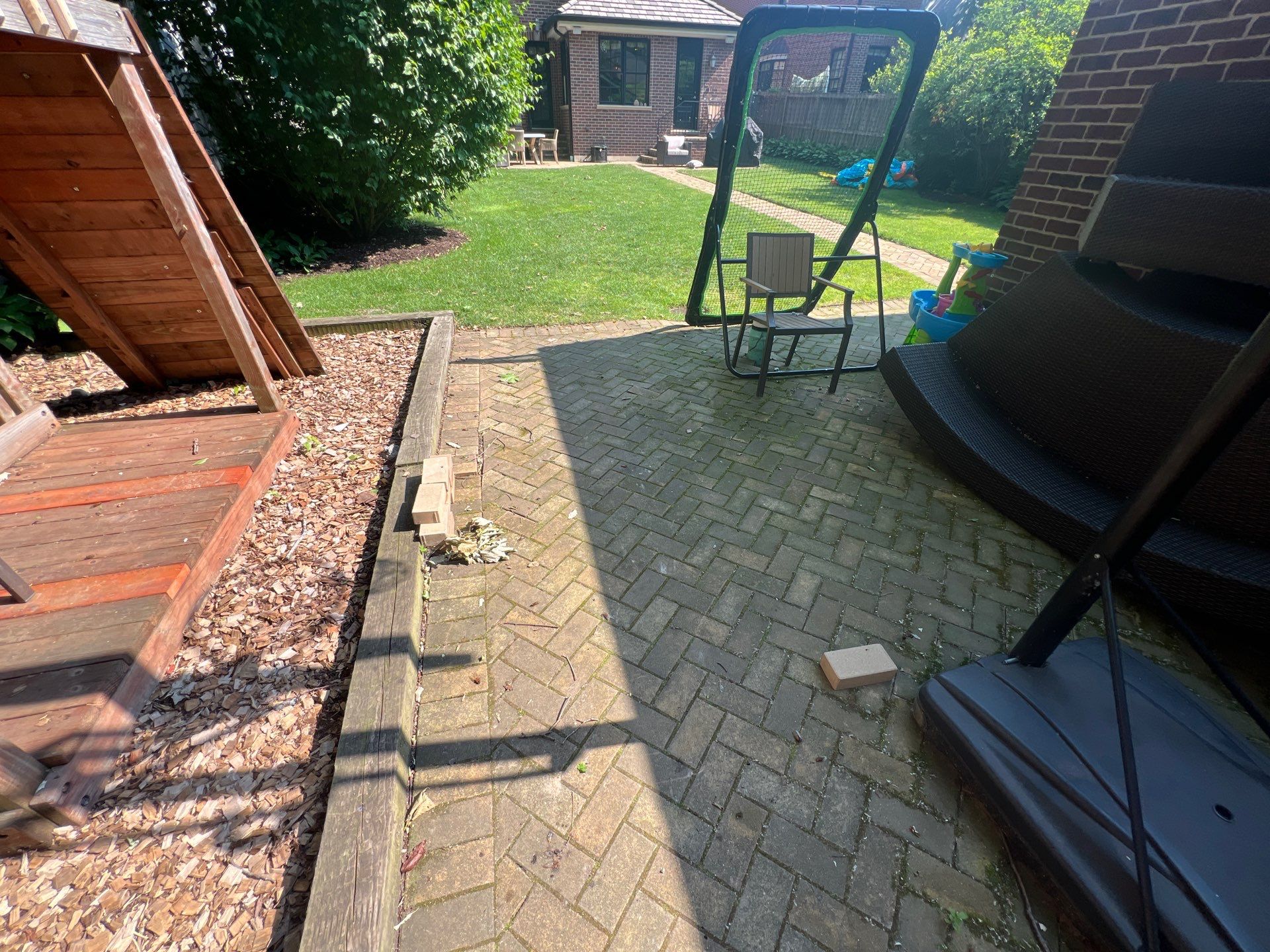 brick paver repair  using Structure bond Techniseal by Northern Power Washing LLC.