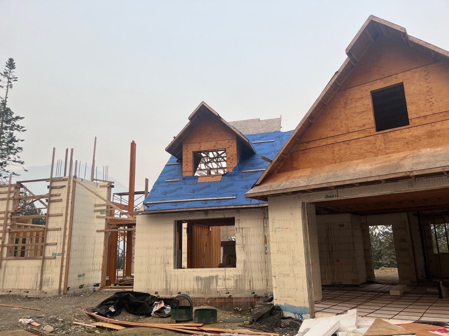 Residential Roofing Installation using 12" Prolok metal by Top Notch Roofing Inc