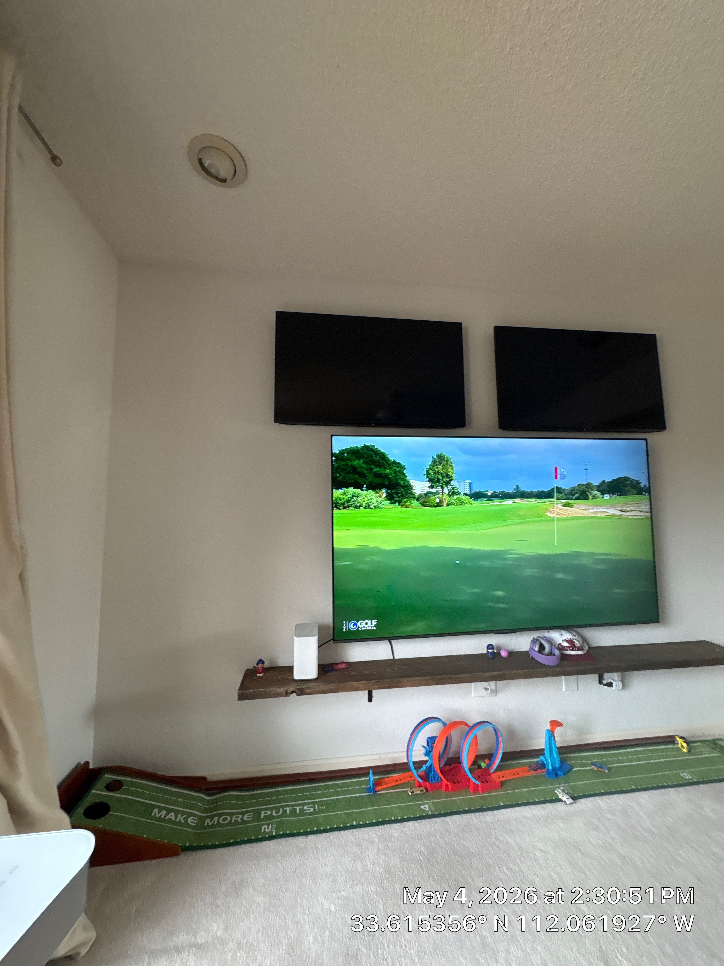 Comprehensive Home Office AV Update and TV Mounting in Phoenix by CompanyCam Sales Demo