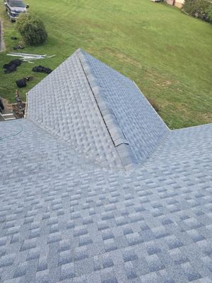 Residential Roofing Installation using GAF Timberline HDZ Charcoal