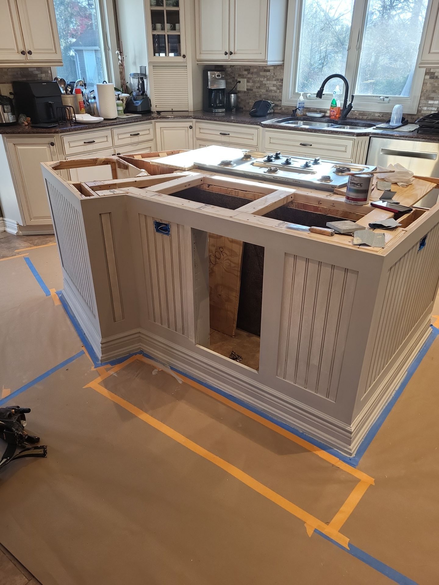 Custom Island Remodel by Spectrum Painting, LLC