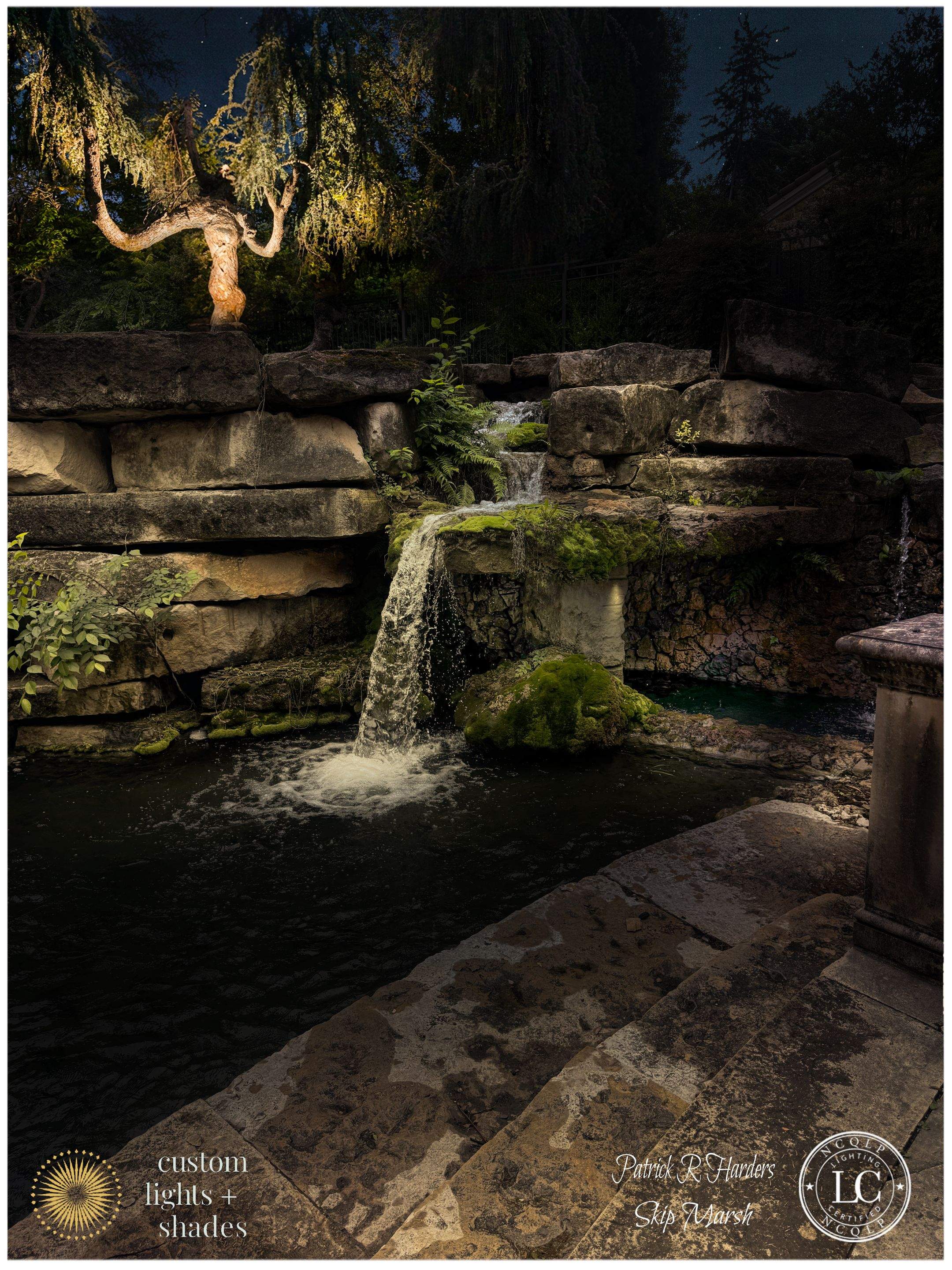 Glen Abbey HOA Park in Dallas by Outdoor Lights + Shades