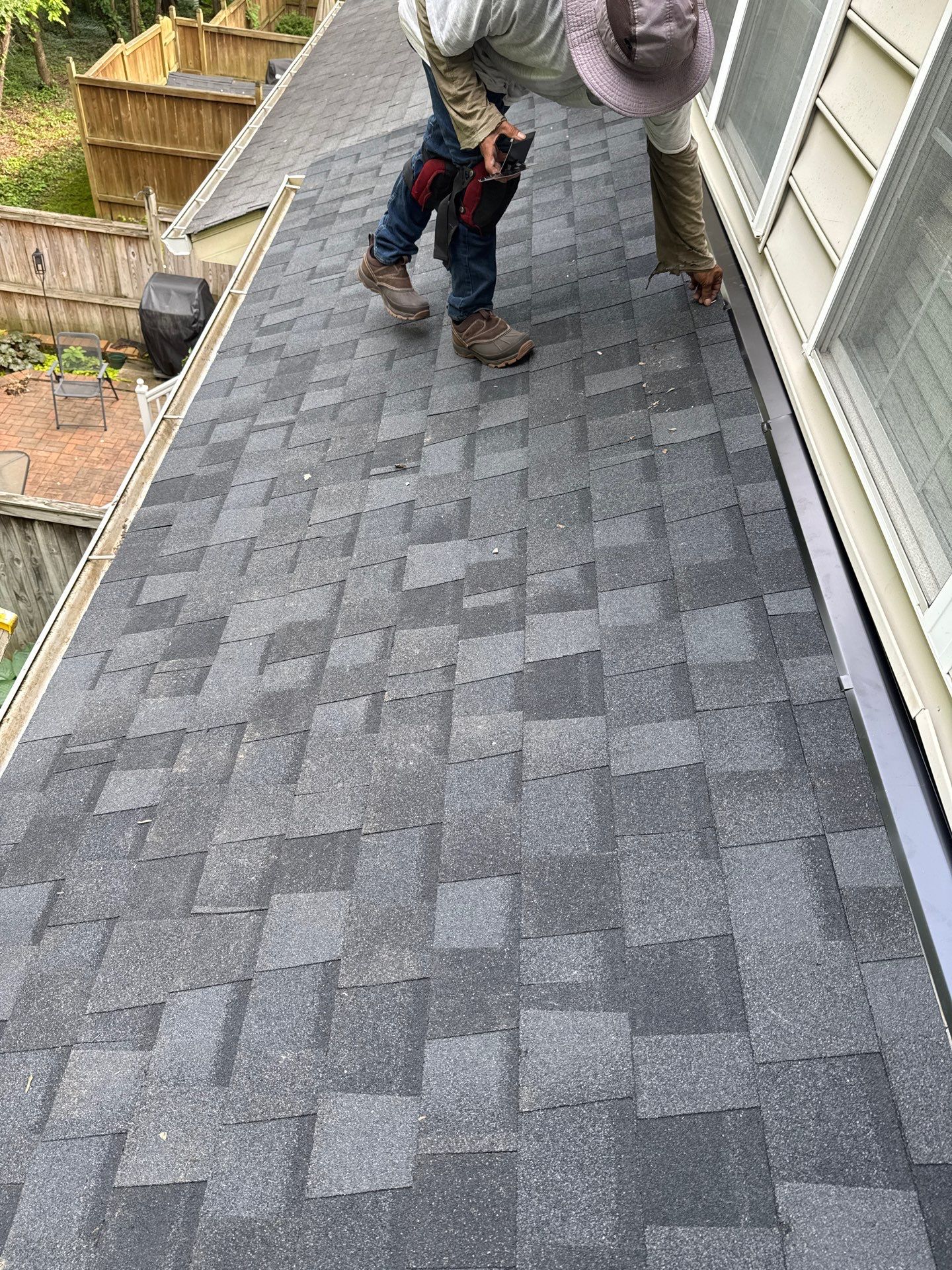 Reston Roof Replacement with CertainTeed Landmark PRO in Max Def Moire Black by RM Banning, Inc.