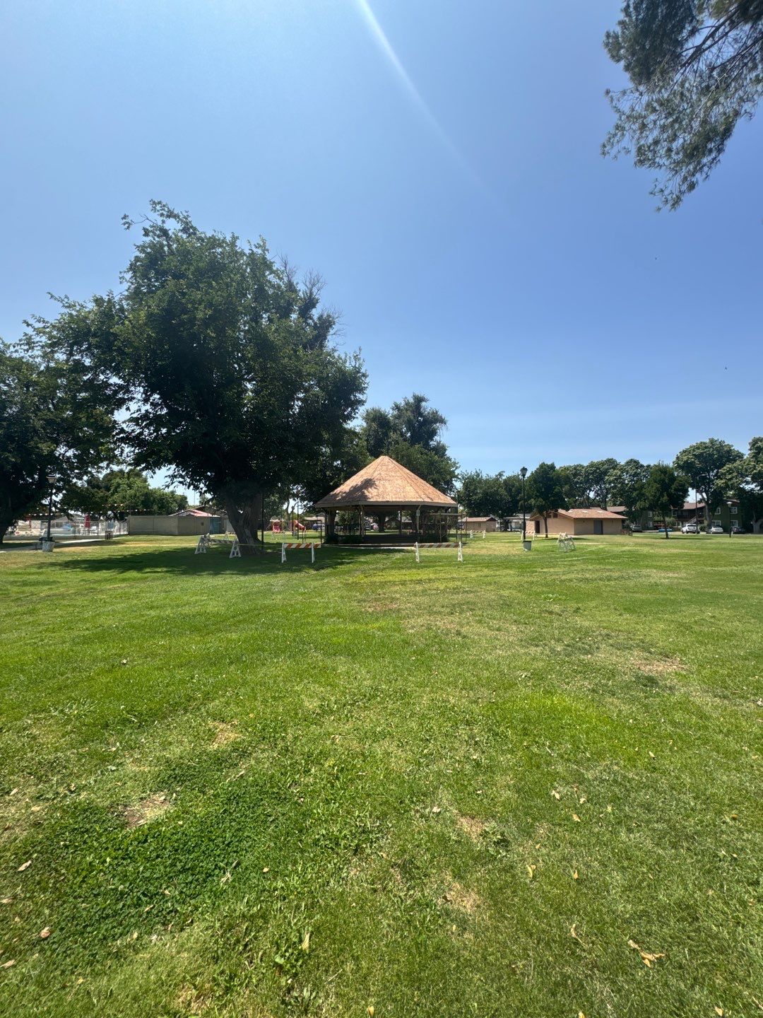 City of Gustine Gazebo project by Straight Edge Roofing Inc