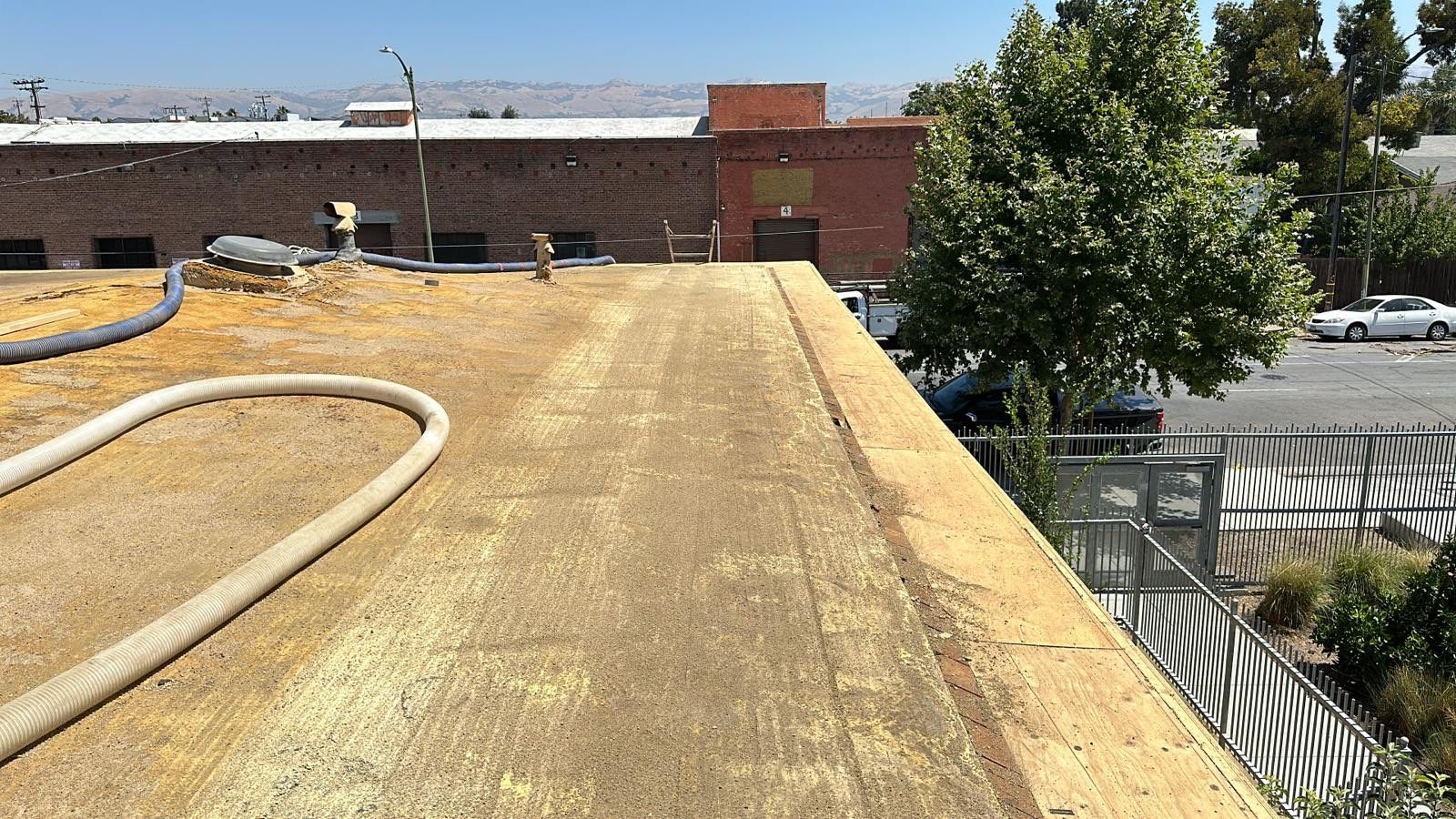 Foam Refurbish using Conklin Benchmark/PUMA XL coatings and spray foam by Straight Edge Roofing Inc