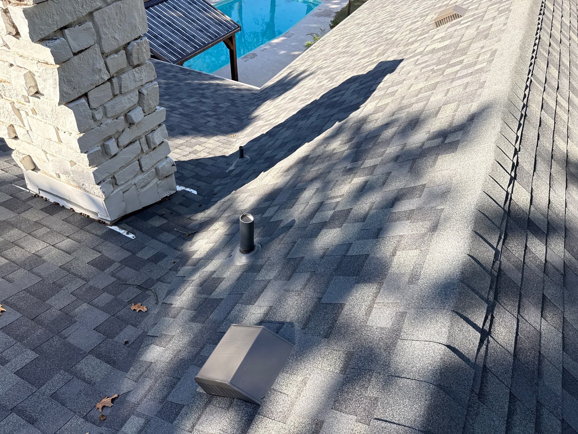 chimney and skylight flashing replacement in Tulsa by McCann's Roofing and Construction