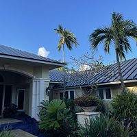 .032 Aluminum 1.5" Mechanical Seam Dark Bronze  by Total Roofing System The Metal Roof Experts