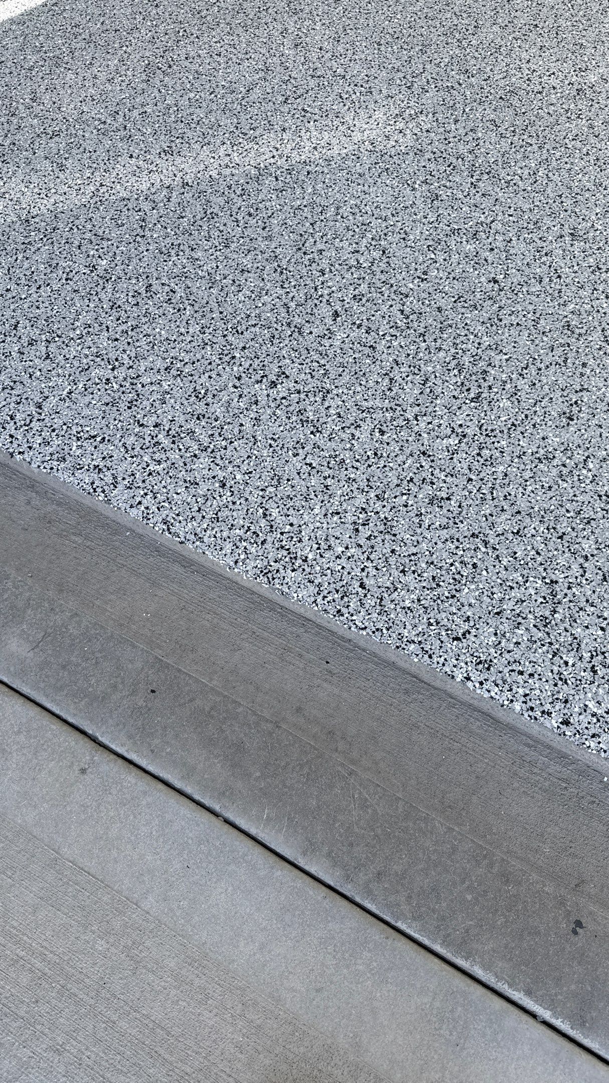 Kyle's Houndstooth Floor Came Out Great by Banner Garage