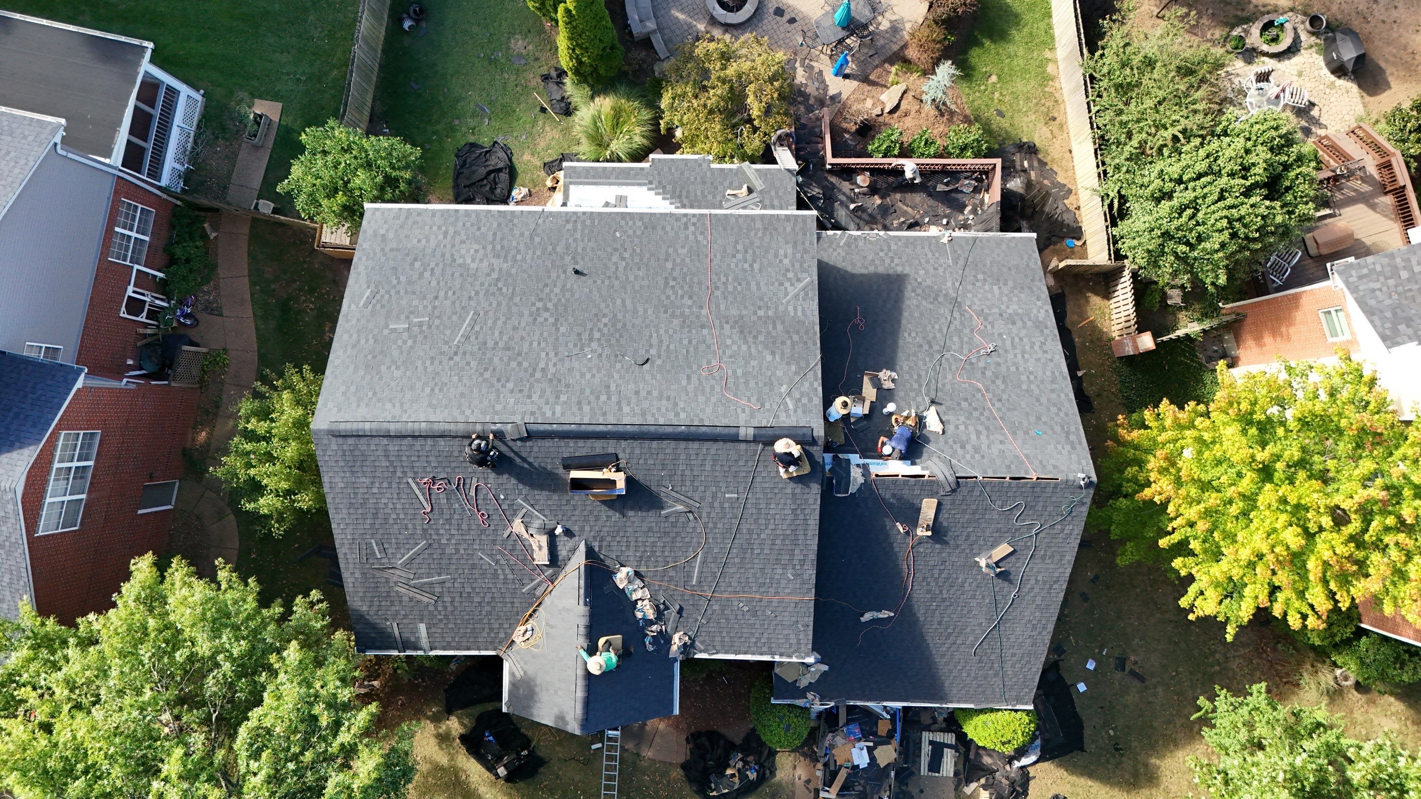 Charcoal Black Re-Roof by Royal House LLC