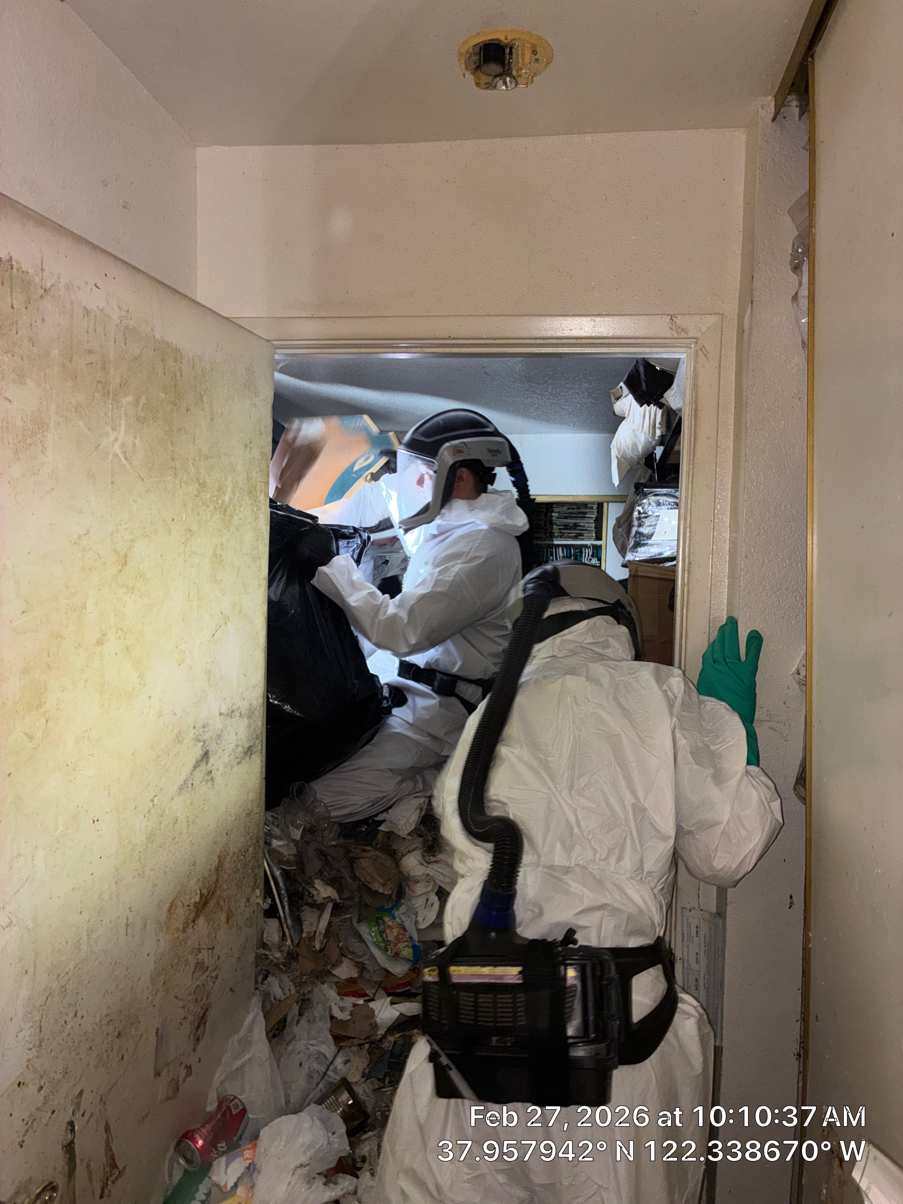 Project in San Pablo by 911 Hazmat Cleanup 