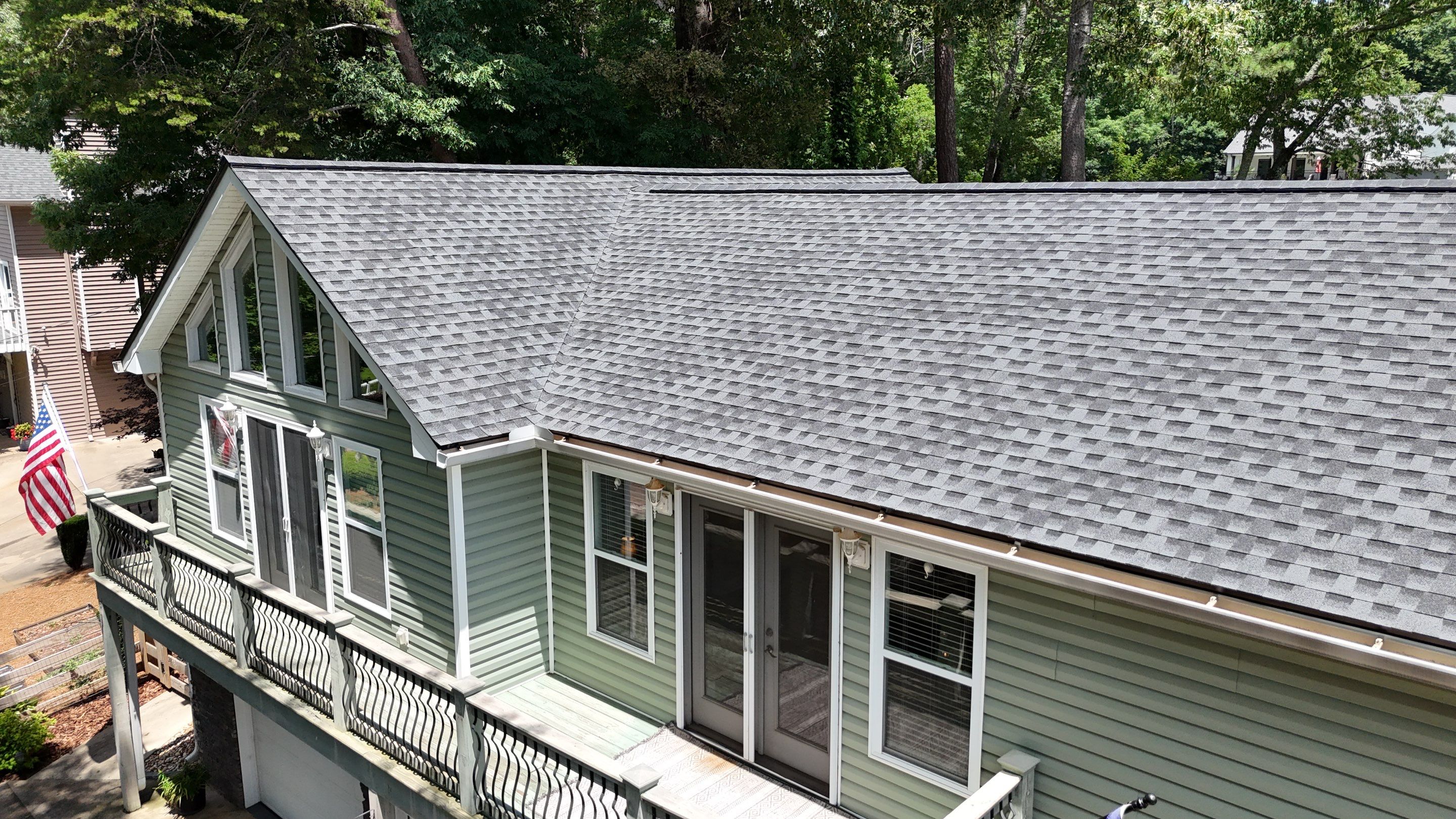 Cumming, GA Roof Replacement GAF Timberline HDZ Charcoal by Reset Roofing