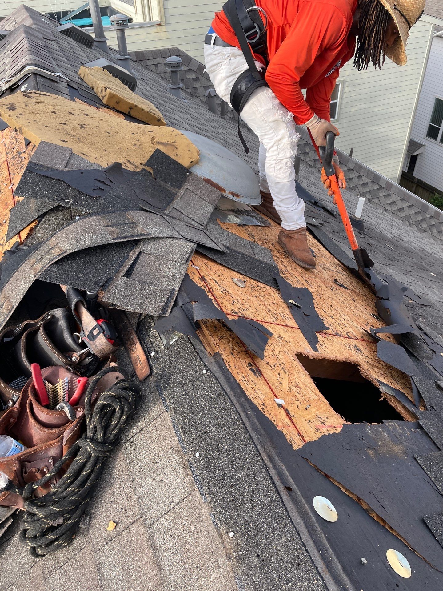 Residential Roofing Repair using Owen's Corning Duration (Lifetime) Shingles by Roof Repair Company
