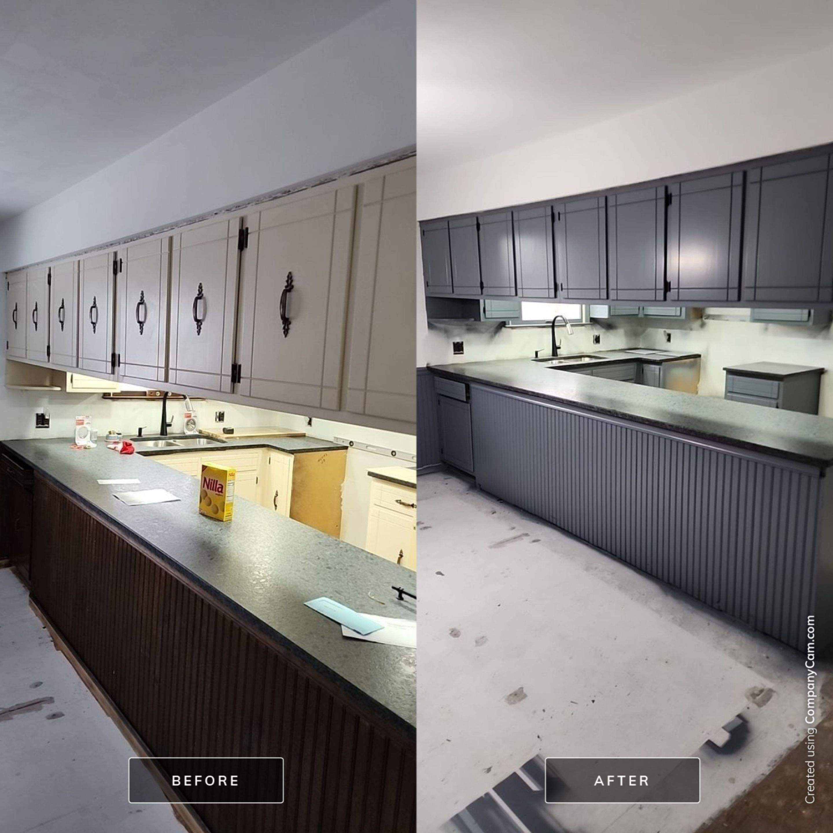 High End Kitchen Cabinet Painting by Ryan Amato Painting LLC and Lehigh Valley Epoxy