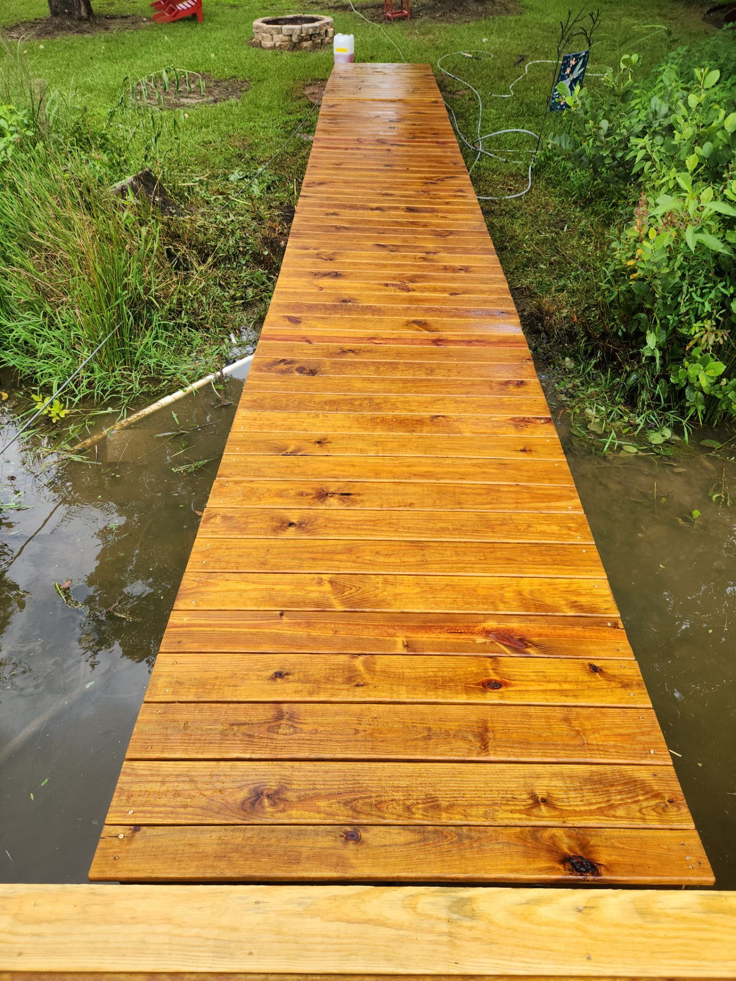 Dock using Wood Sealant by DuraSeal