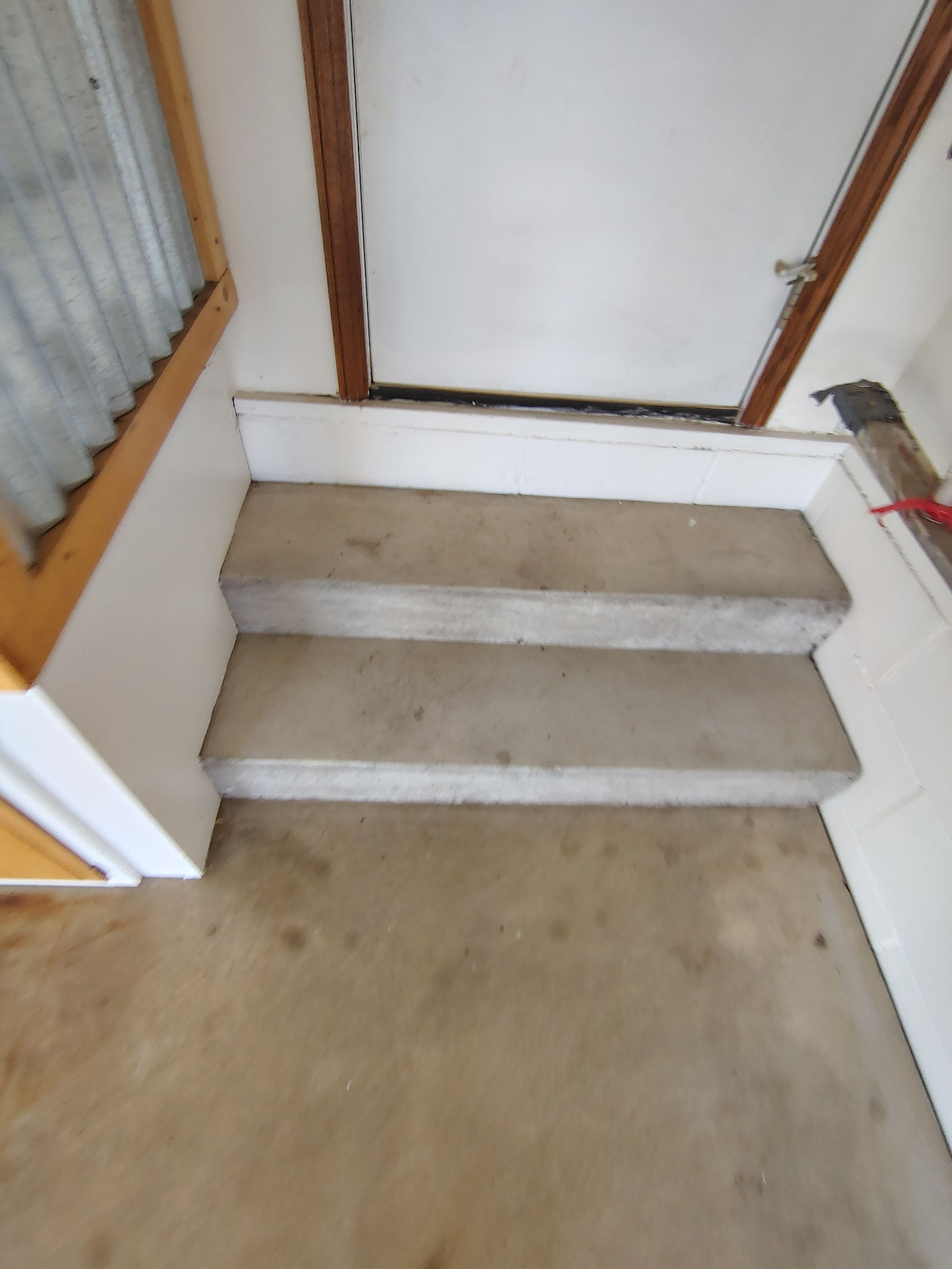 Multi-Colored Flake Epoxy Garage Floor Coating and Crack Repair by Select Painting, Coatings & Garage Cabinets