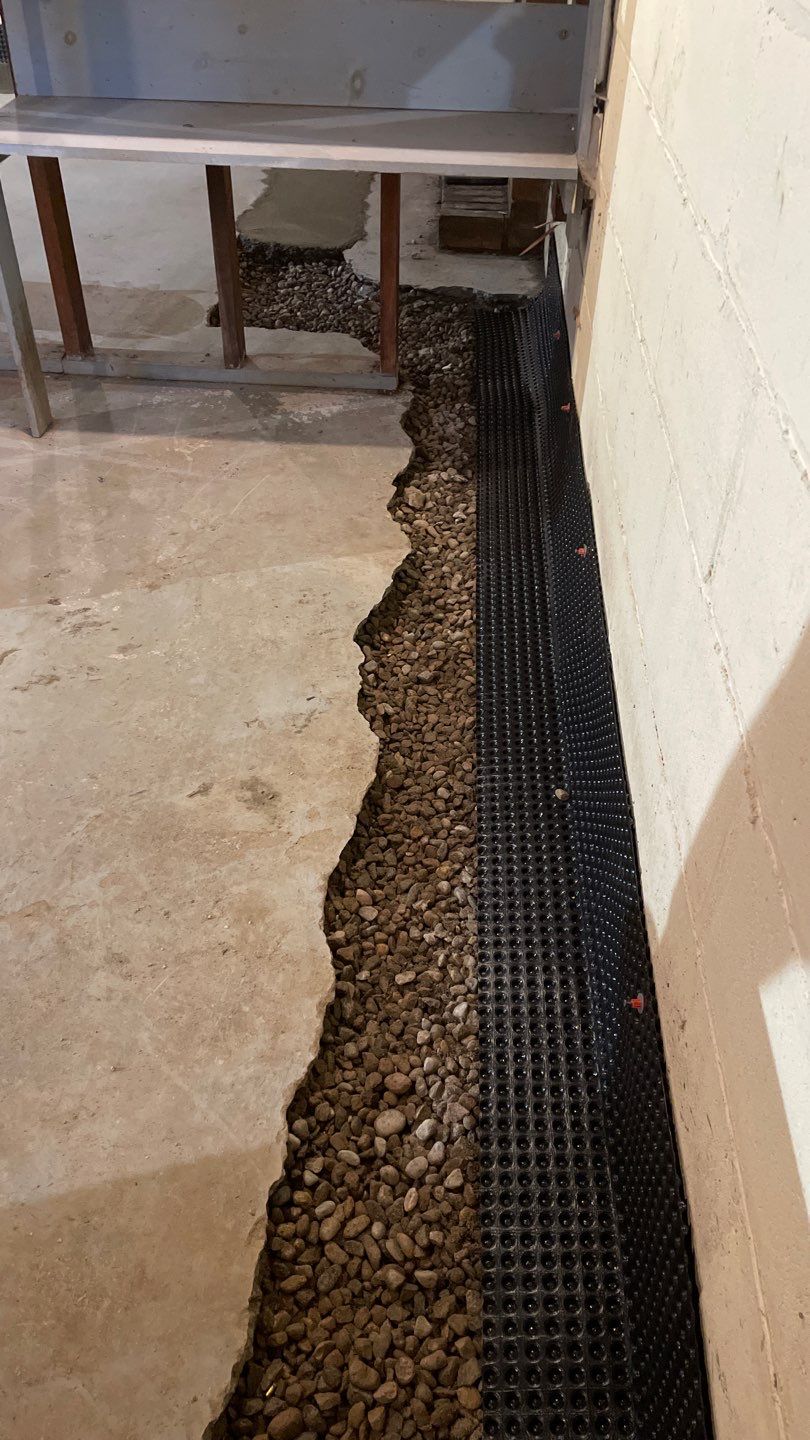 Drain Tile & Sump Pump for Kassie's Rental Property by Waterproofing Northeast