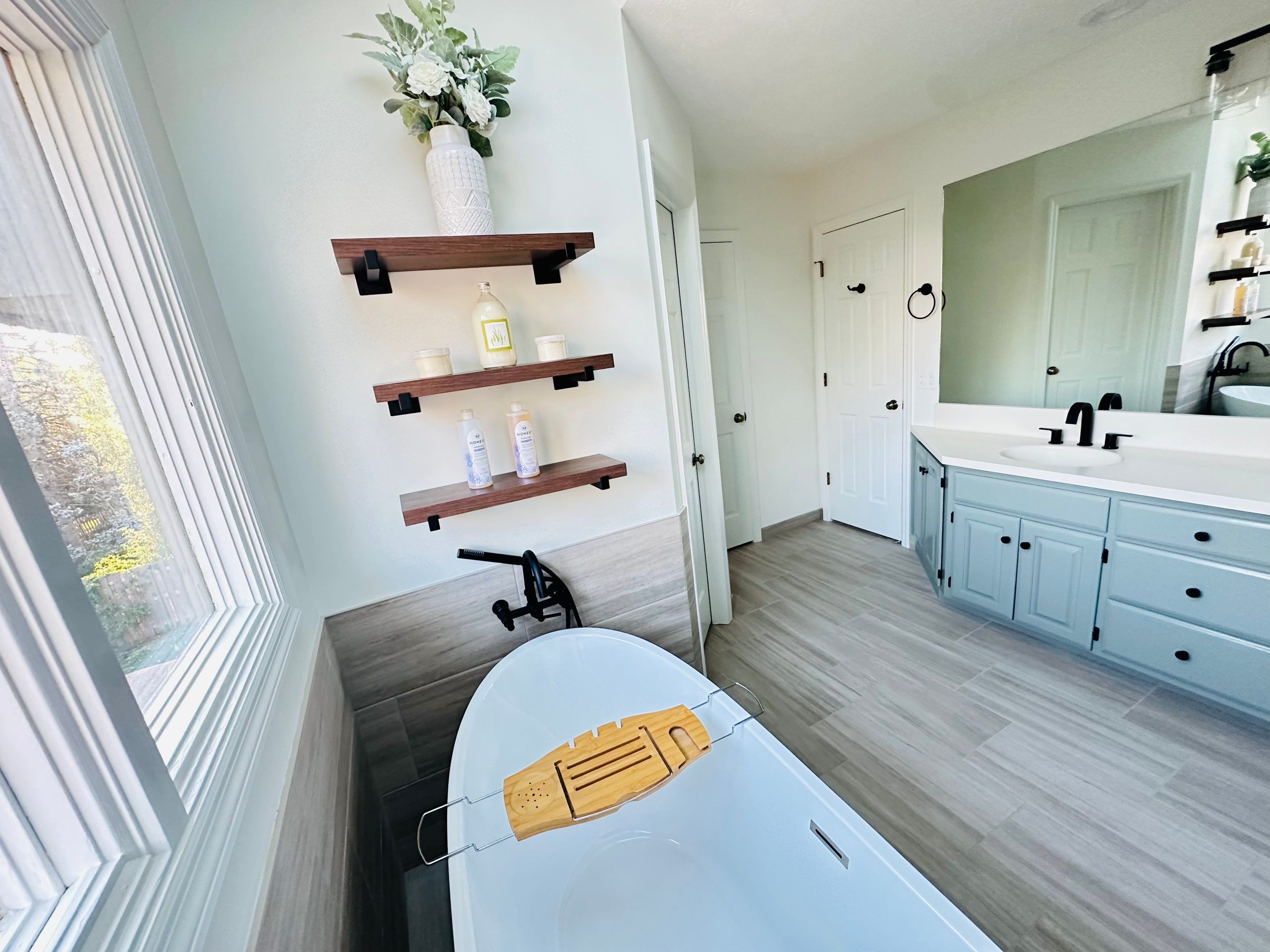 West Omaha Spa-Style Primary Bath Refresh by Bennett Design + Build
