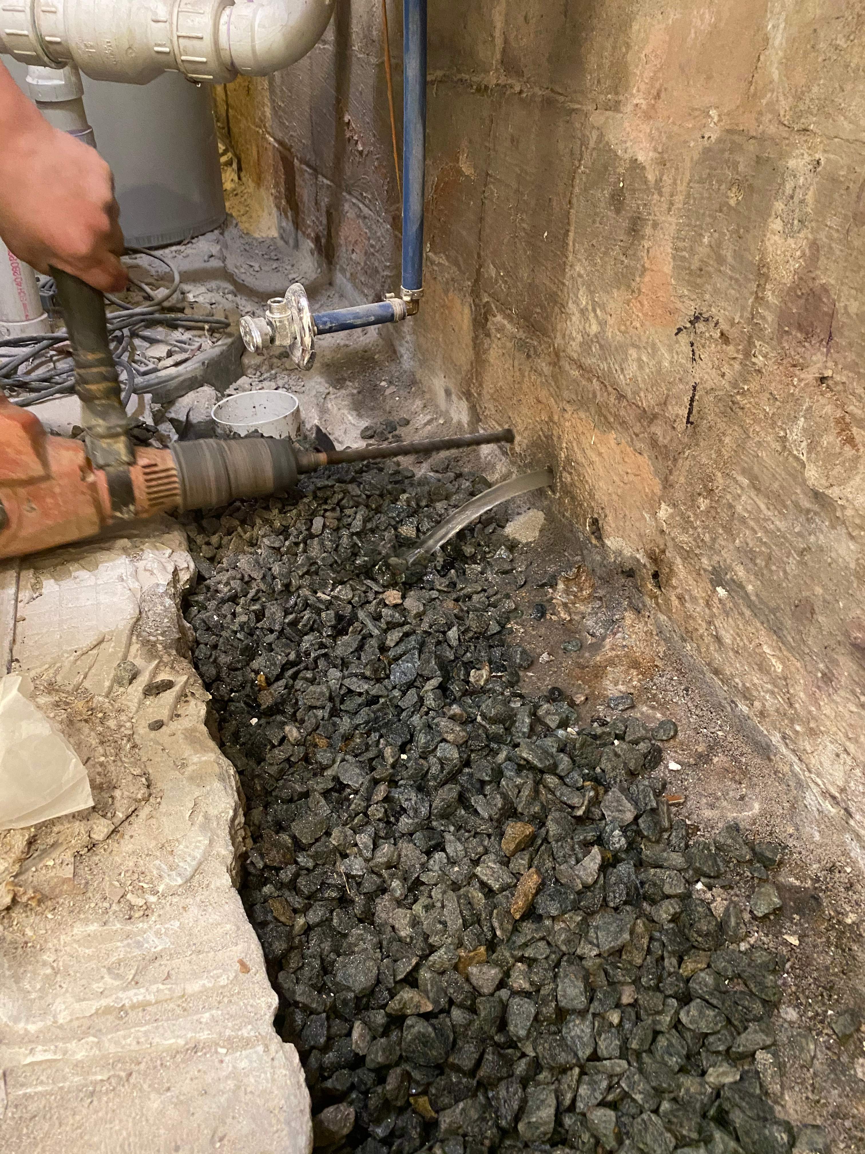 Interior French Drain Job in West Orange, NJ by Pure Service Pro, LLC 
