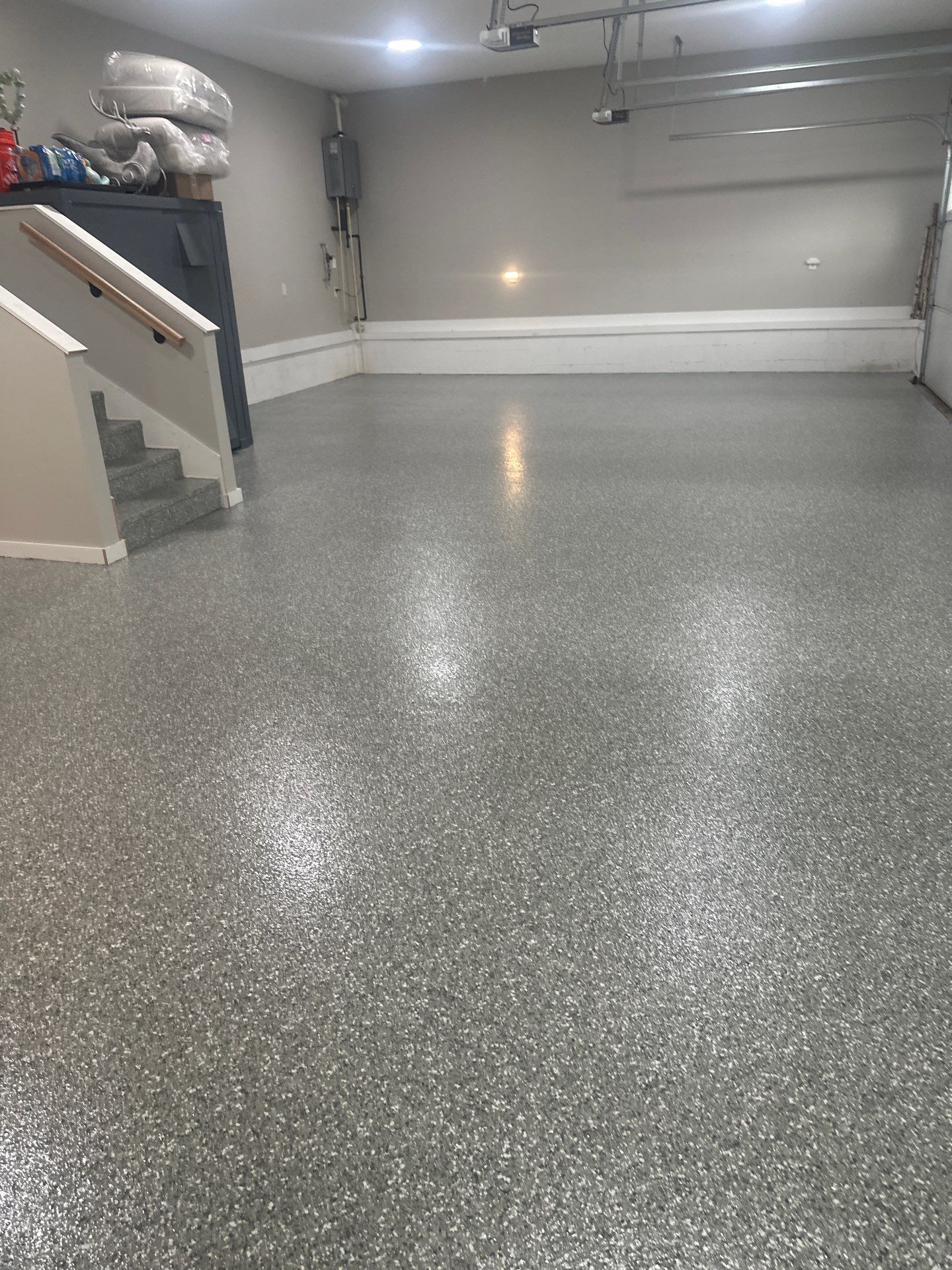Garage Floor Coating using Thyme by My Garage Floor Guys
